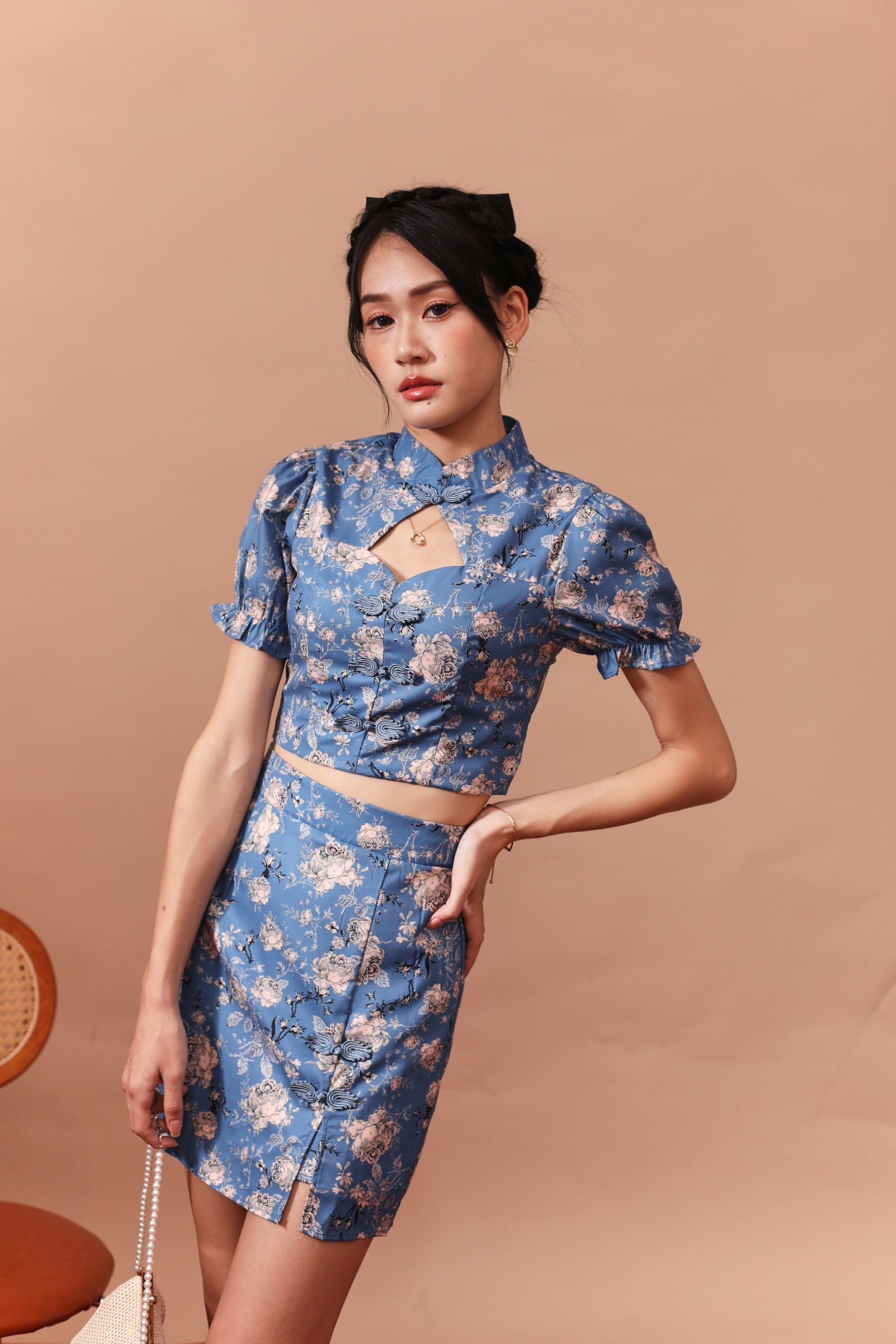 Mu Dan Cheongsam Skirt