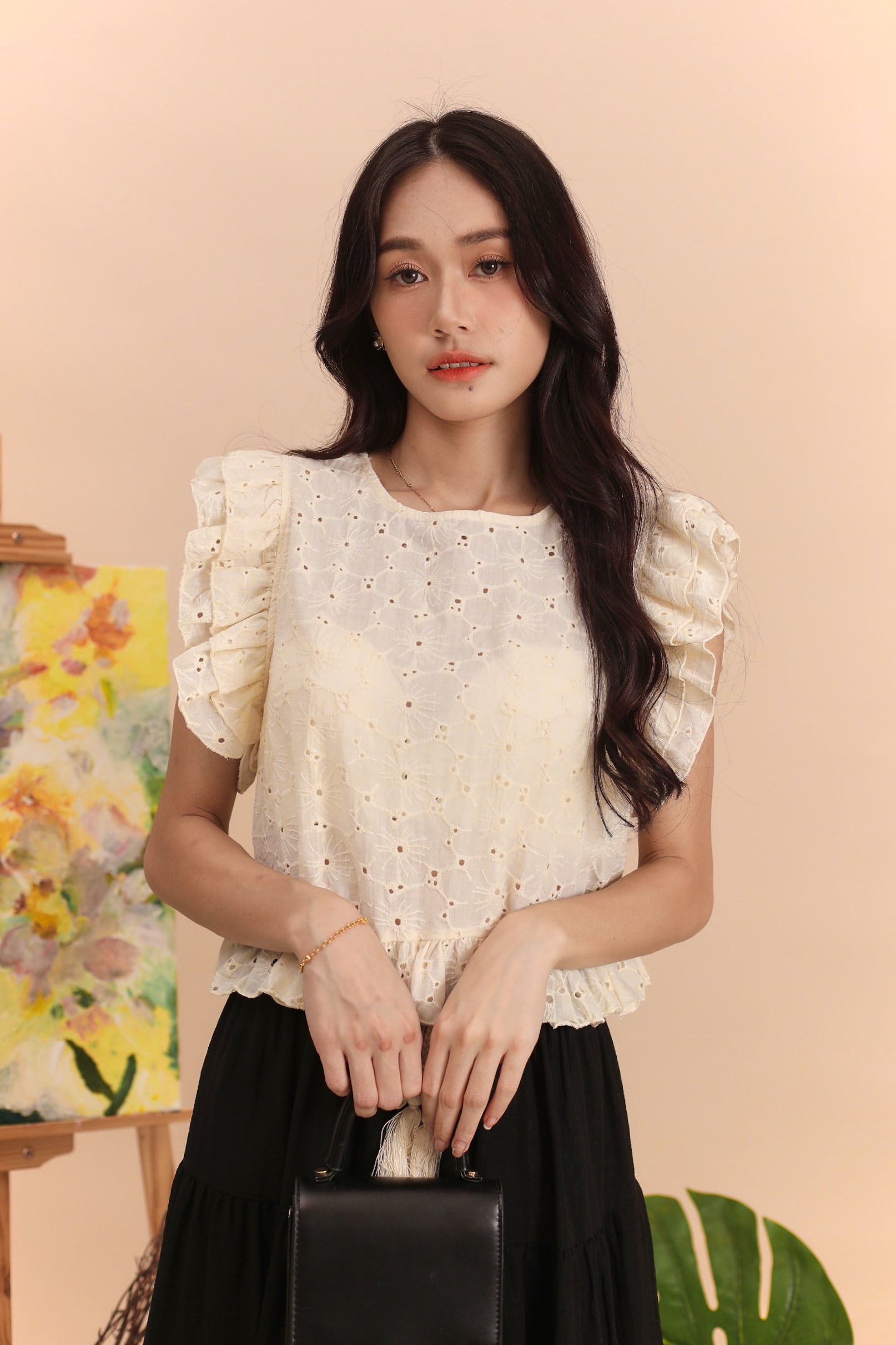 Elijah Top - Cream