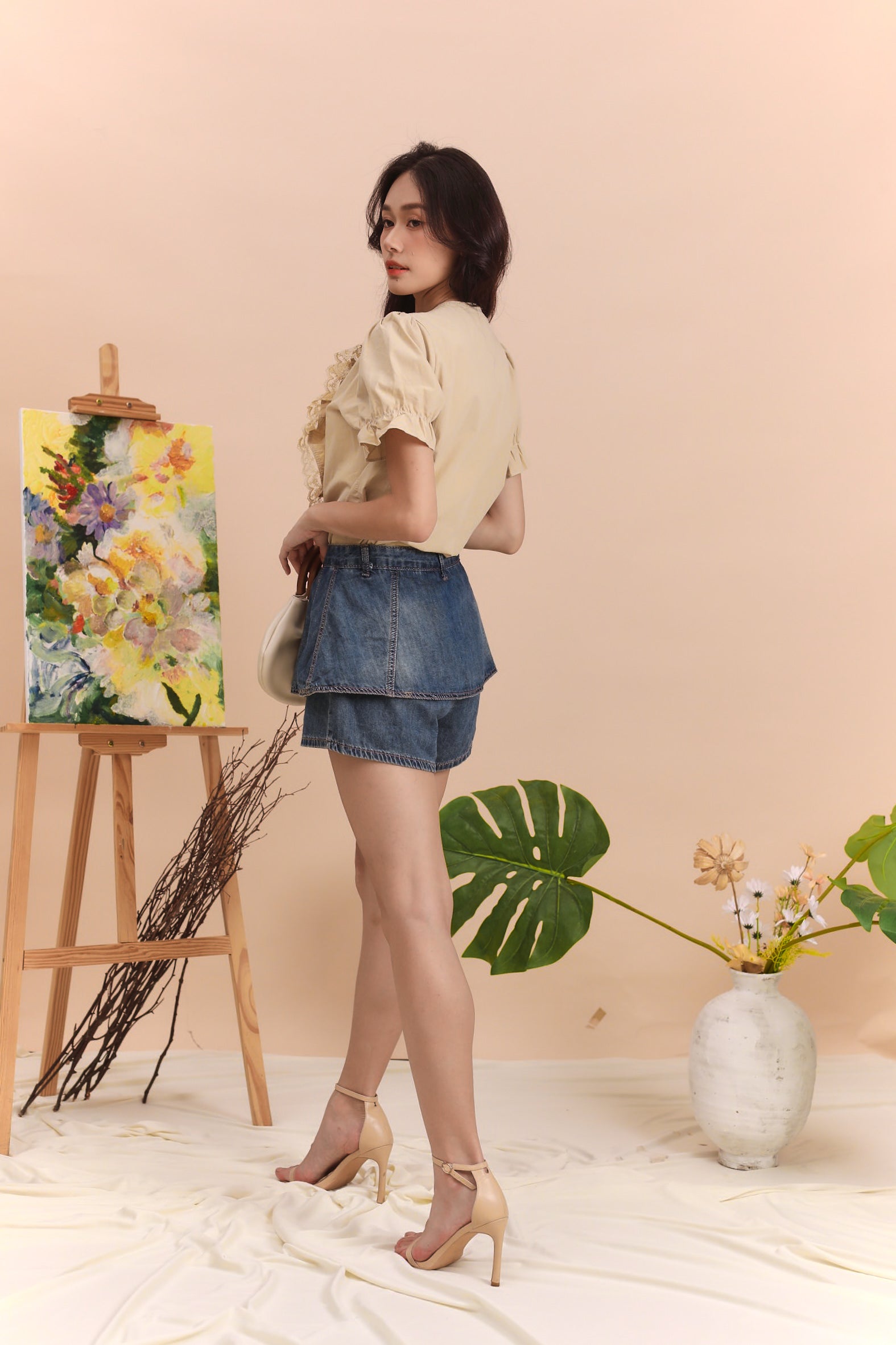 Mackenzie Denim Skort - Denim Blue