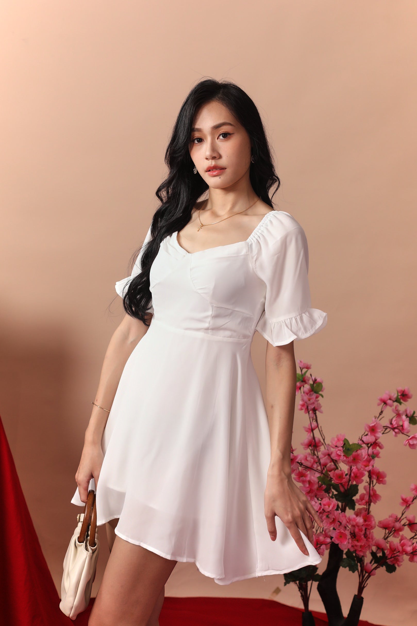 Hadys Dress - White