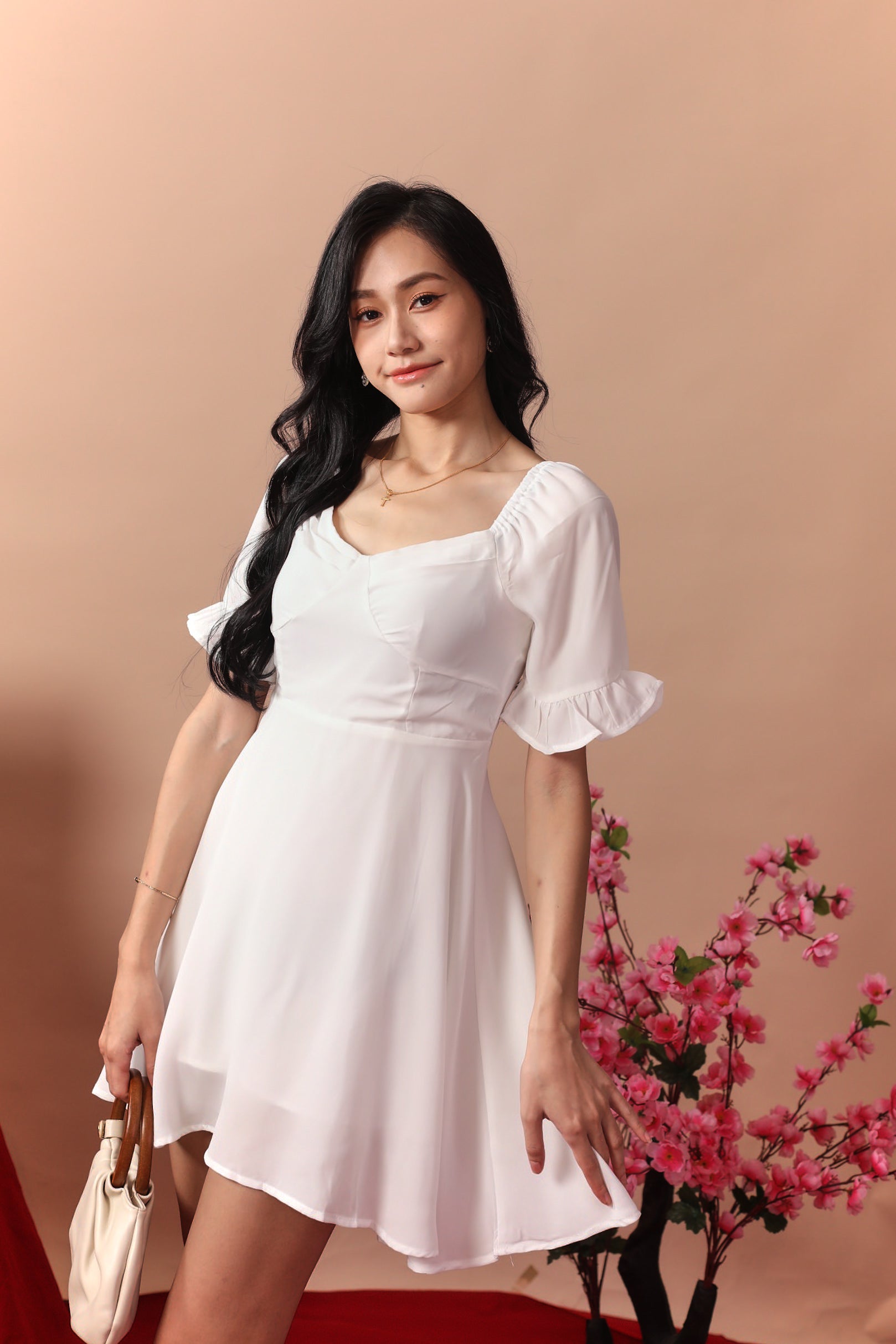 Hadys Dress - White