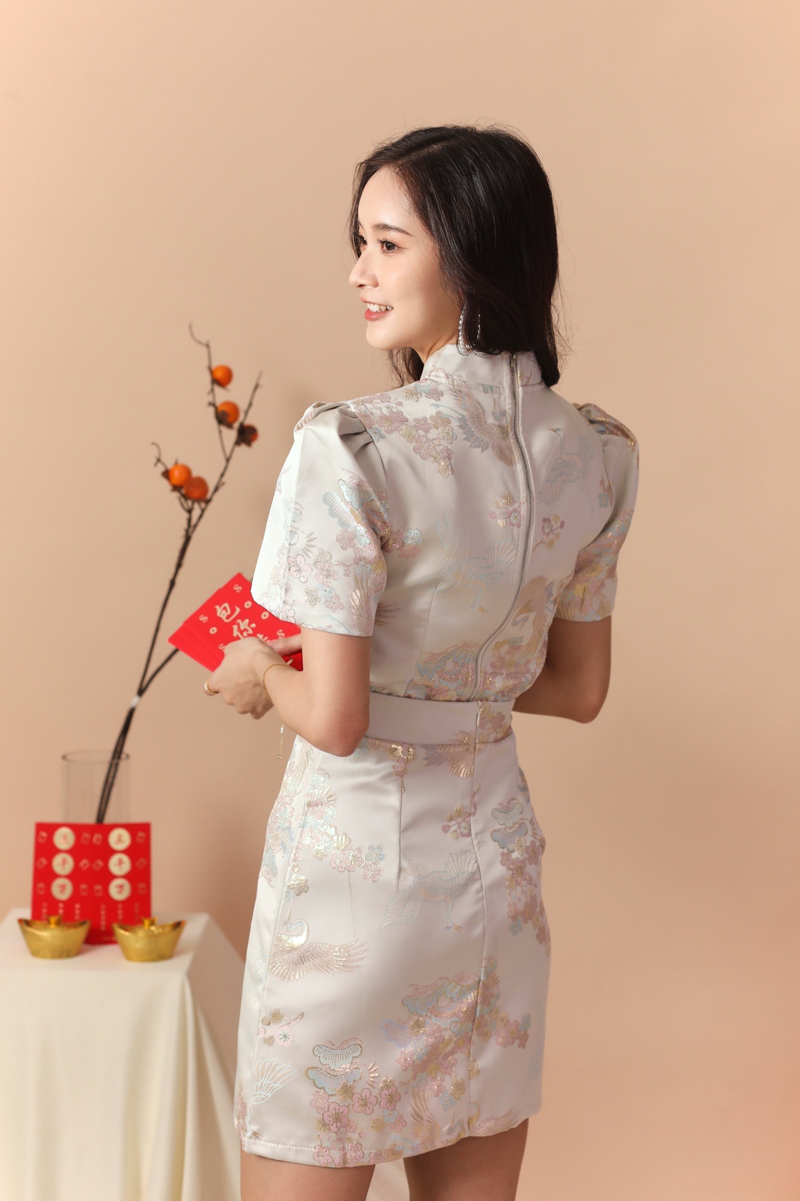 Xiu Yan Cheongsam Top