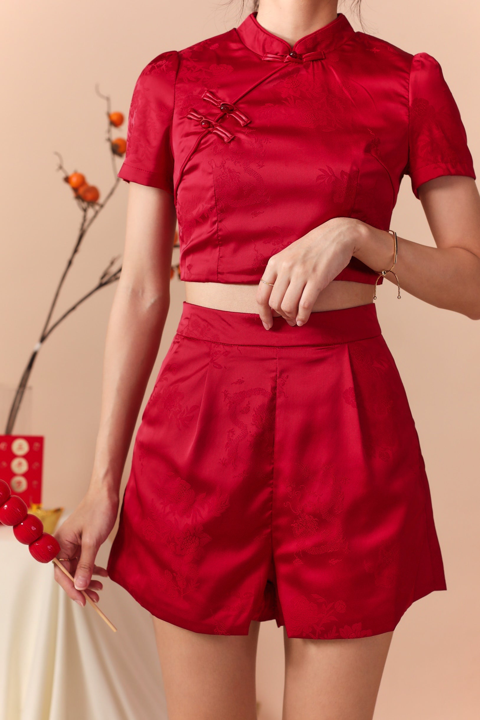 Hua Yi Cheongsam Top (Defect)