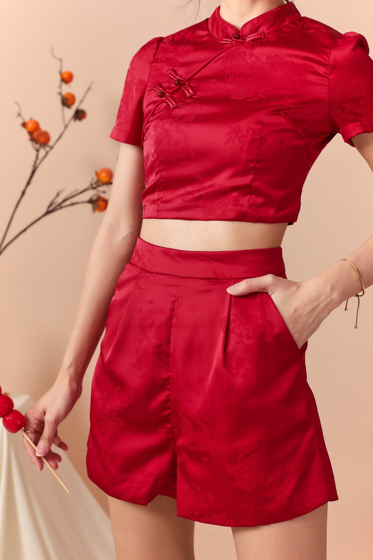 Hua Yi Cheongsam Top (Defect)