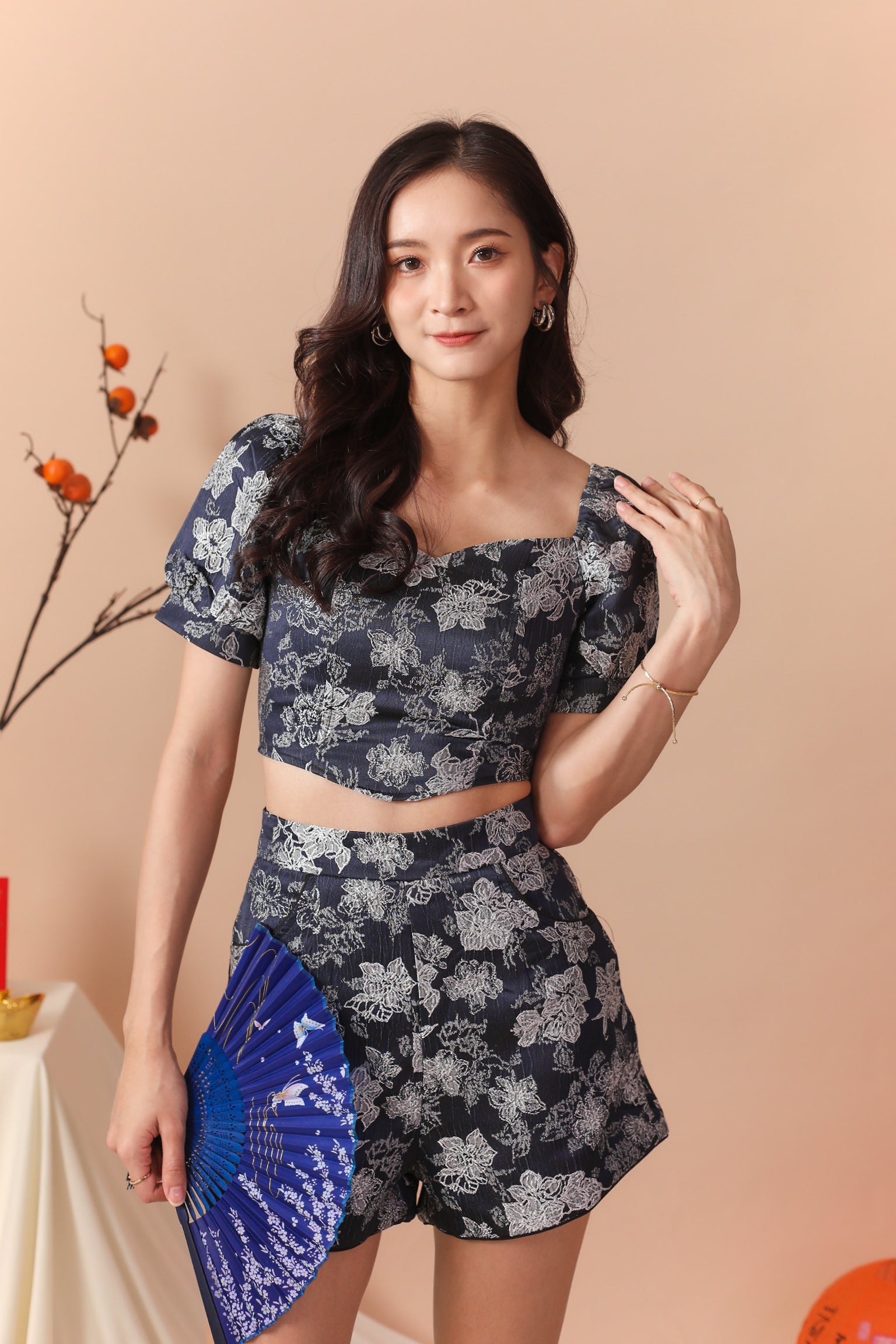 Xing Cheng Top - Navy