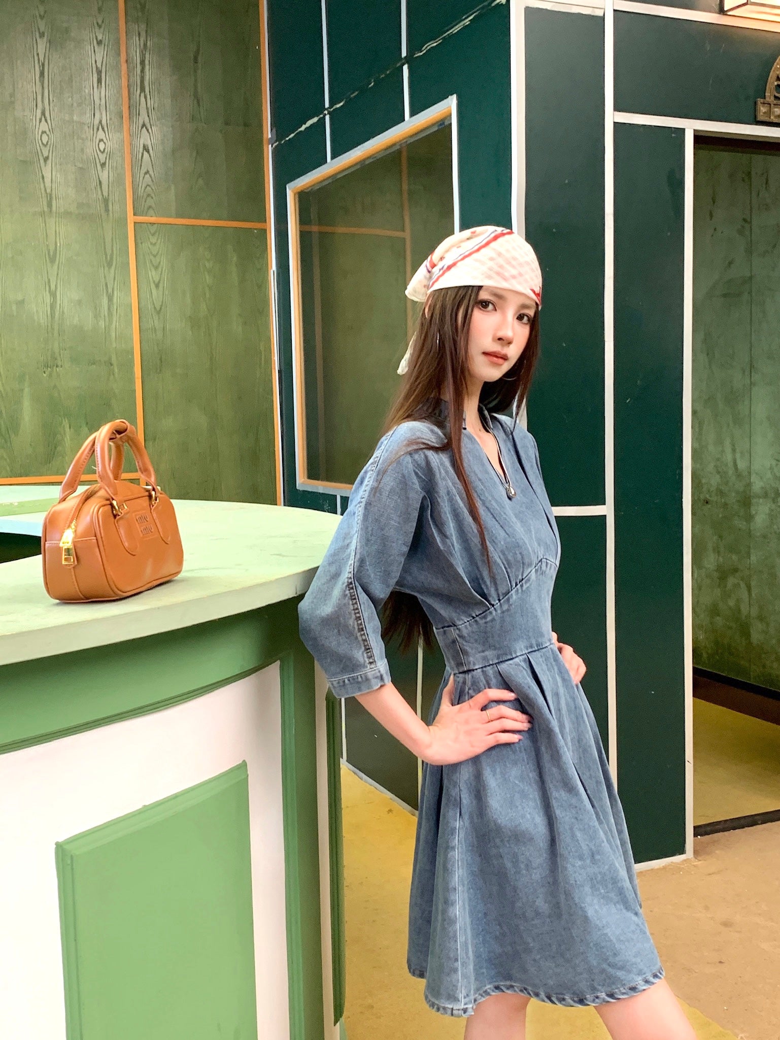 Floss Denim Dress