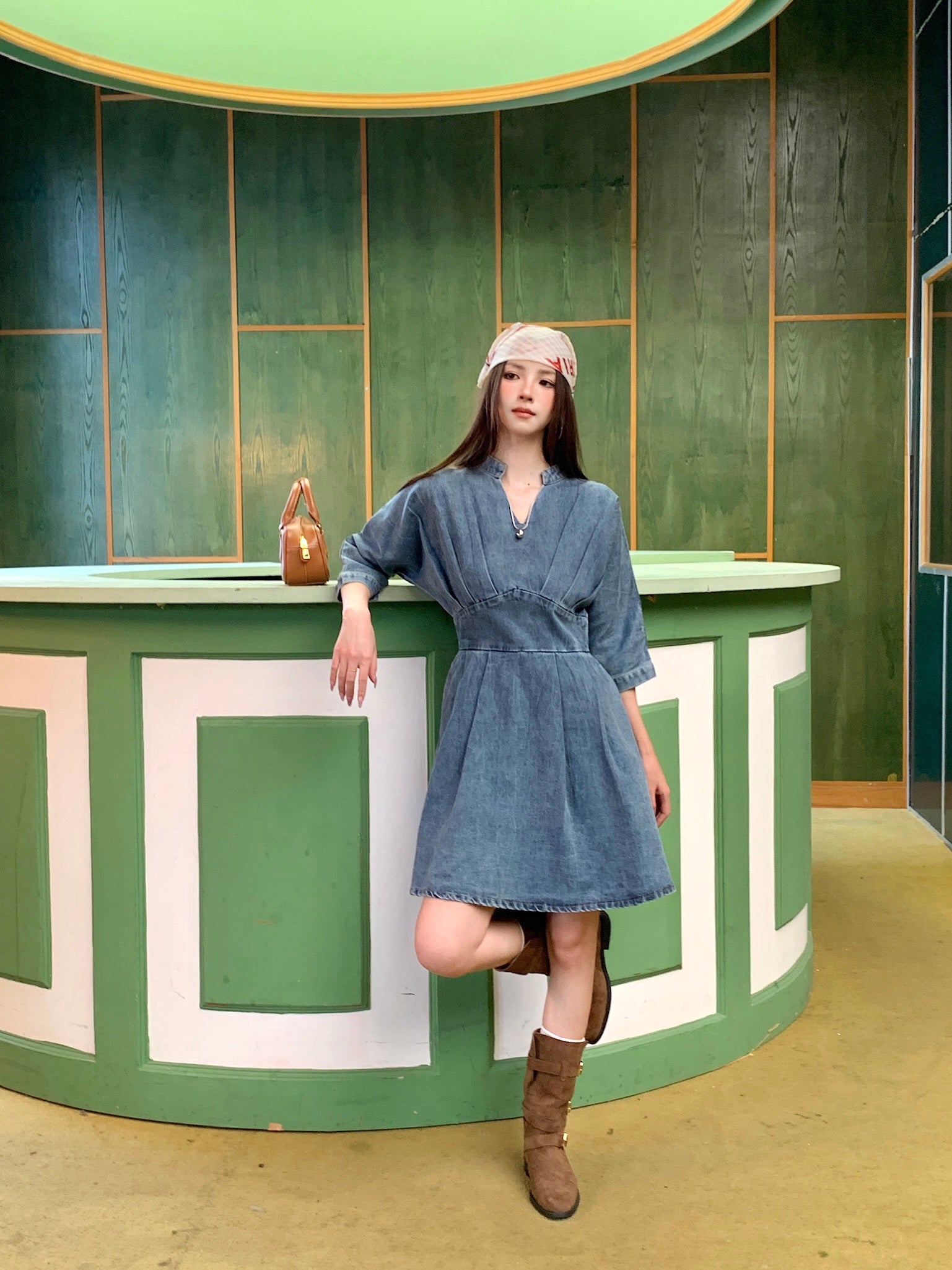 Floss Denim Dress