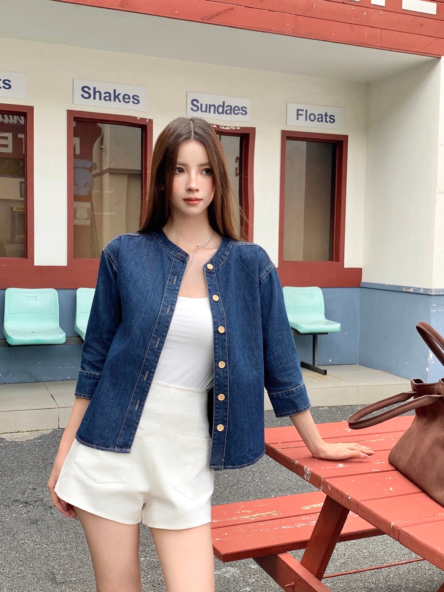 Elena Denim Outer