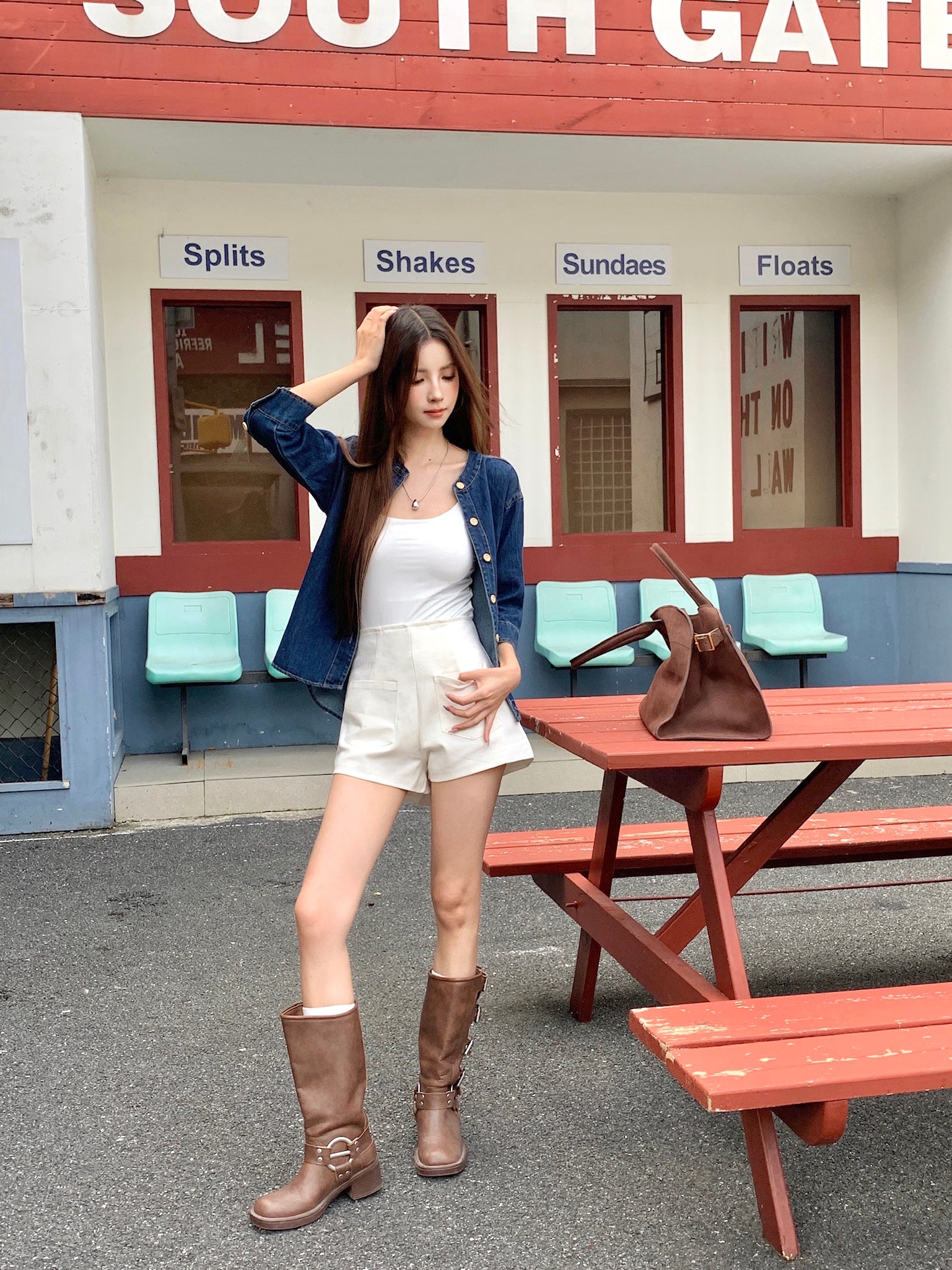Elena Denim Outer