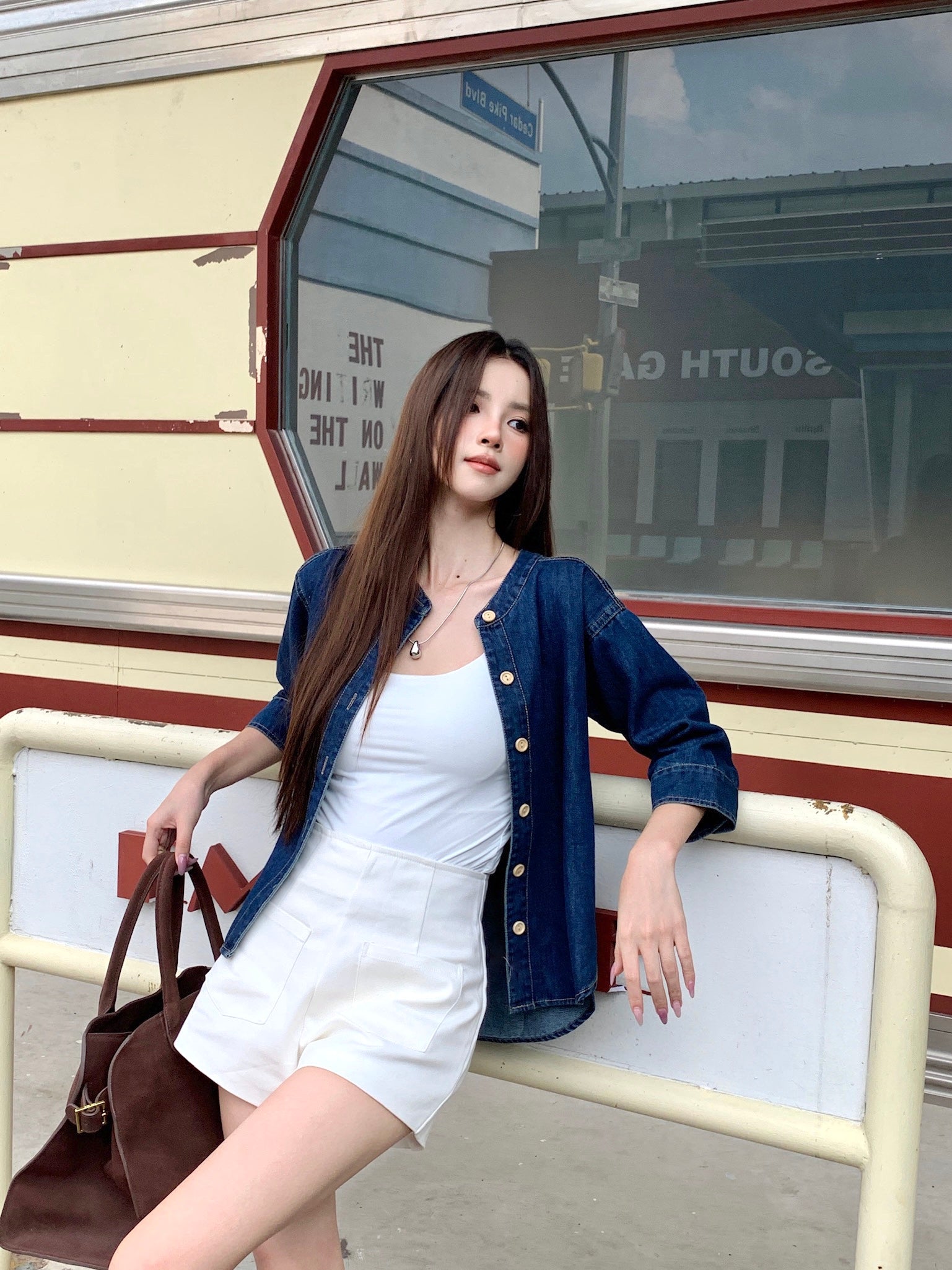 Elena Denim Outer