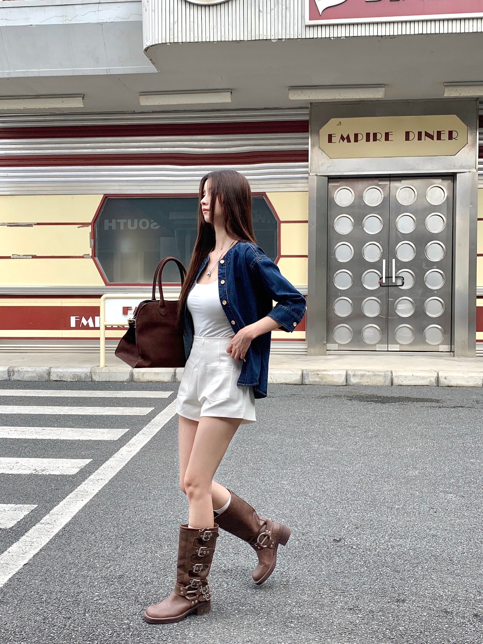 Elena Denim Outer