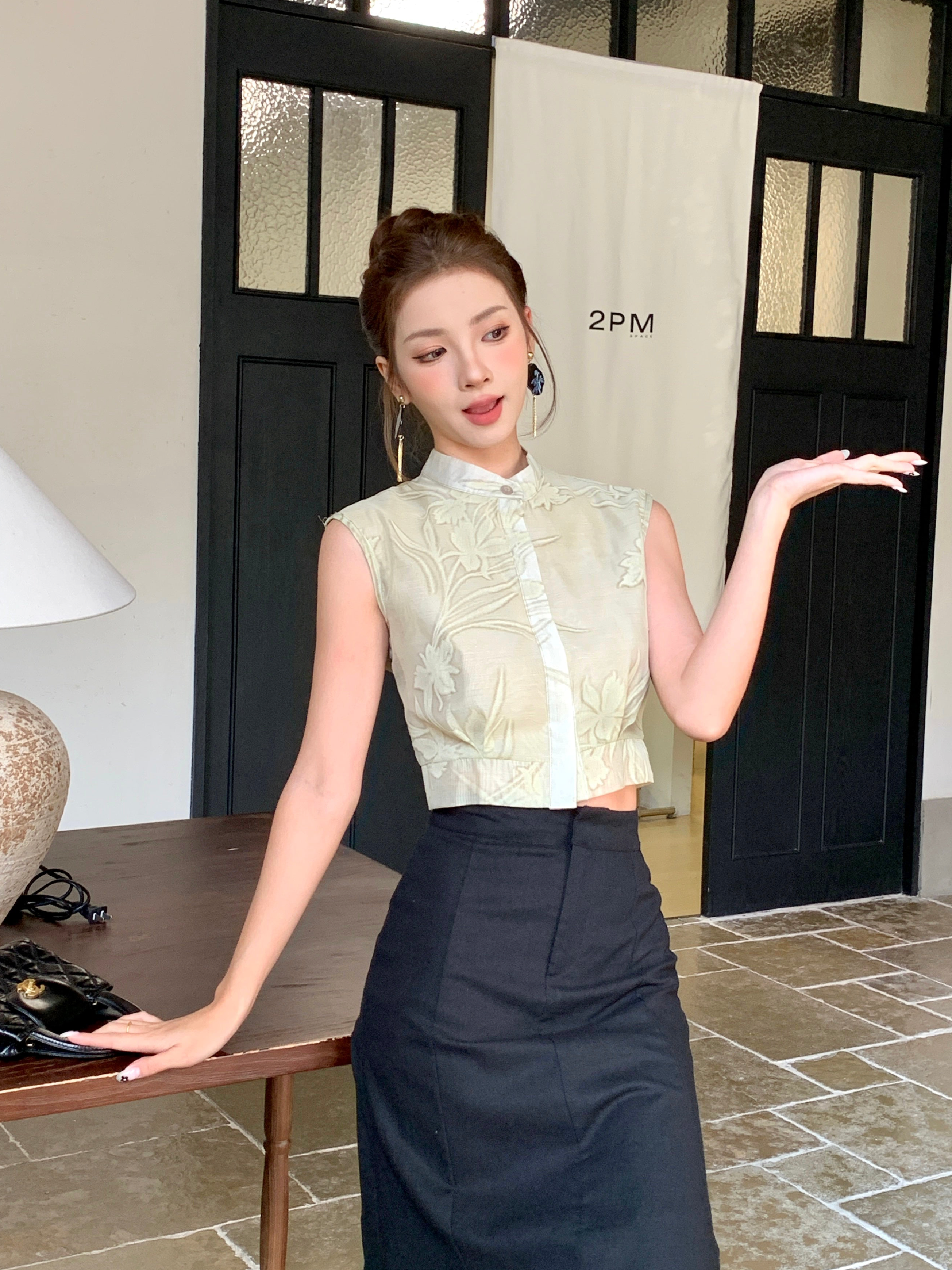 Xi Li Cheongsam Top