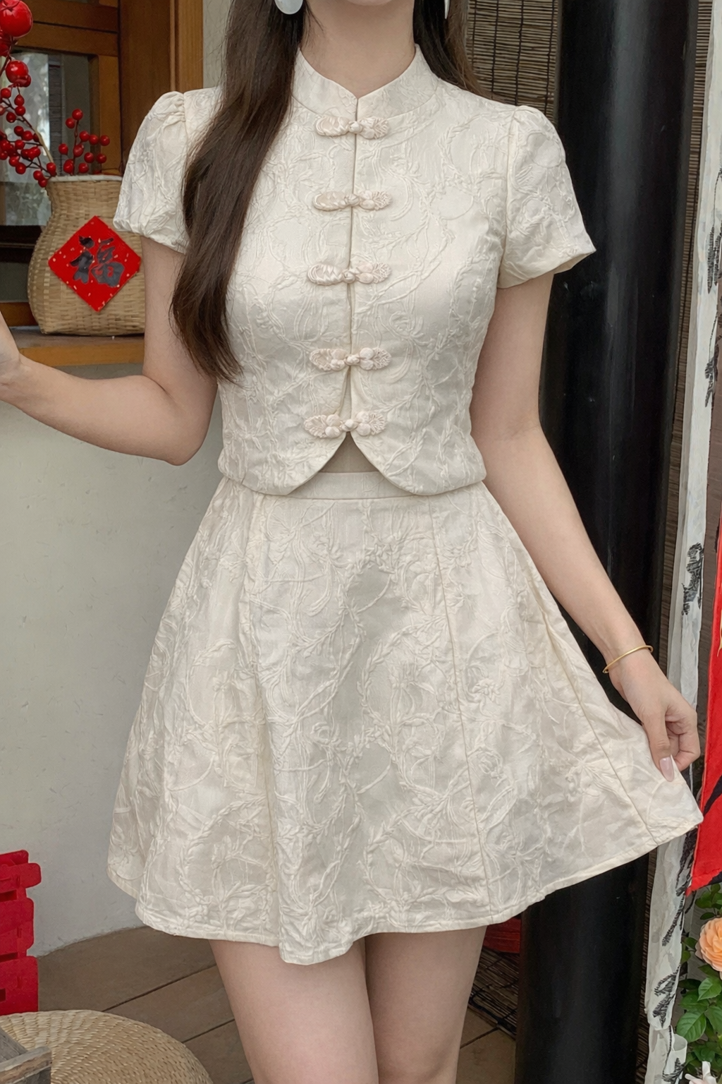 Hua Zhan Cheongsam Skirt