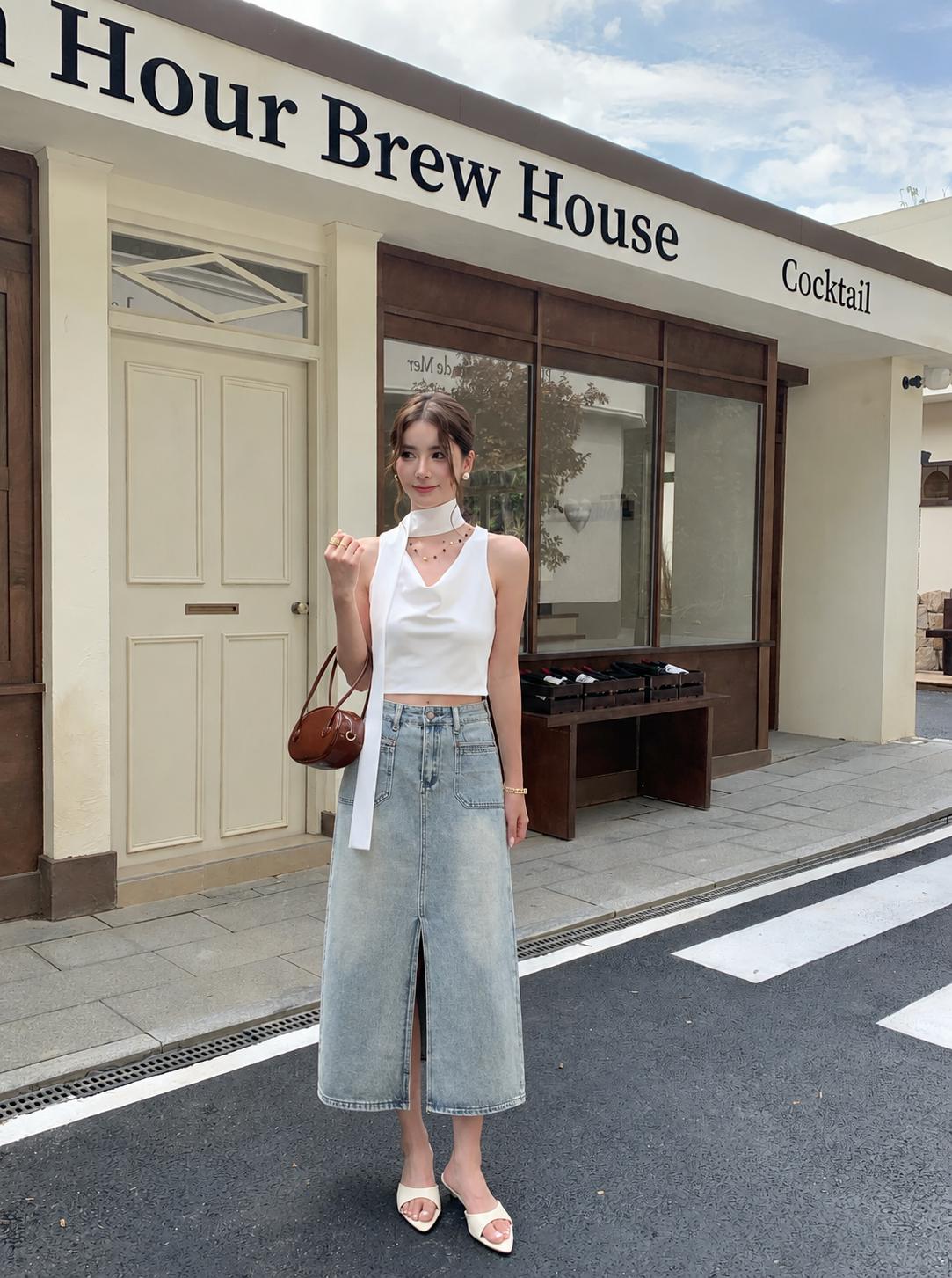 Rowena Denim Skirt