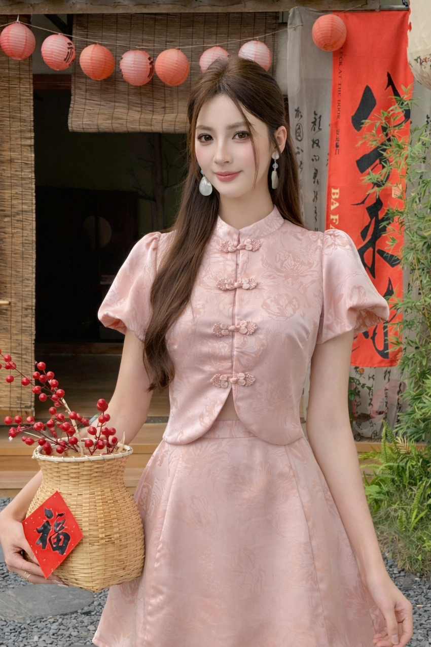 Hua Zhan Cheongsam Top