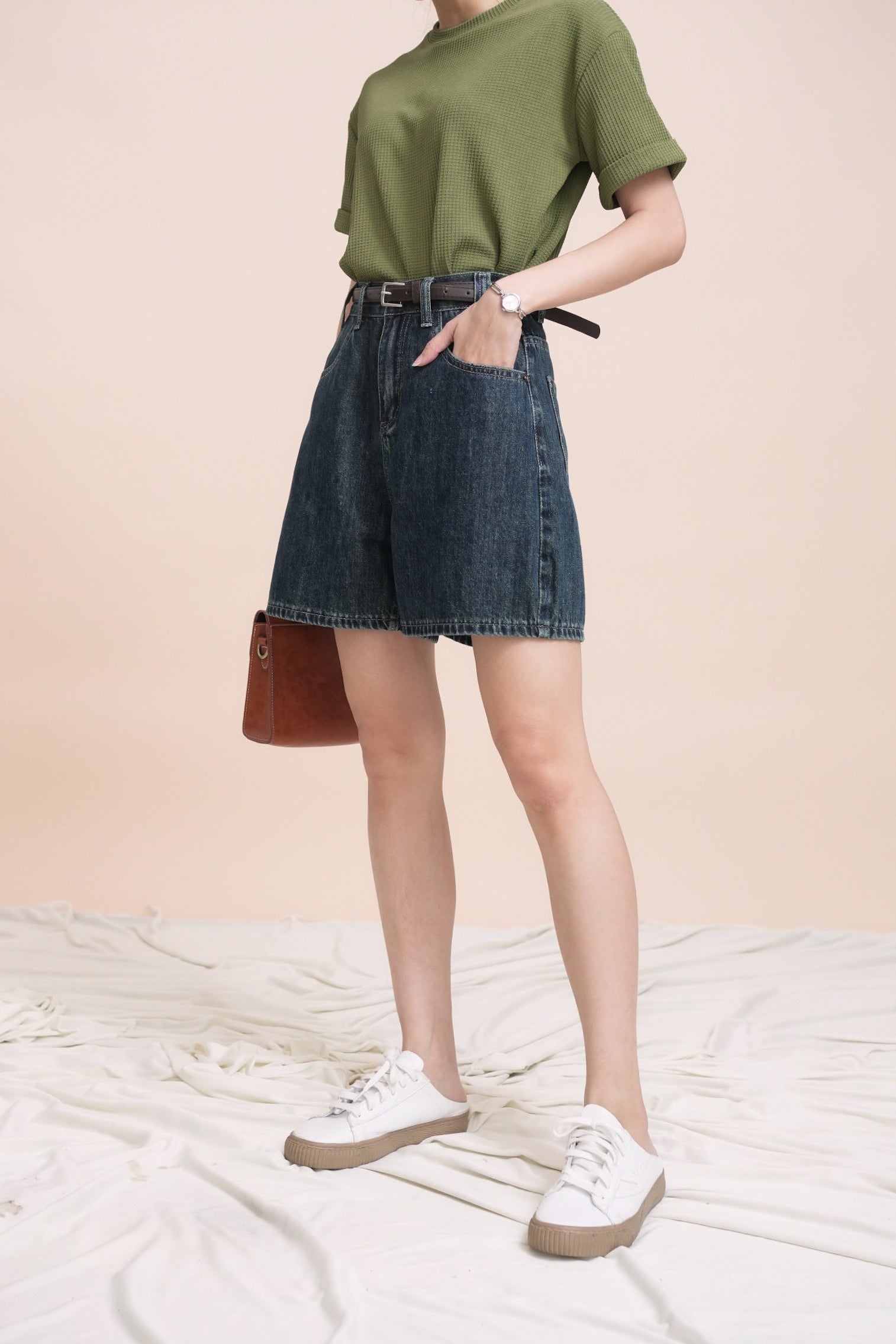 Bree Denim Shorts (Defect)