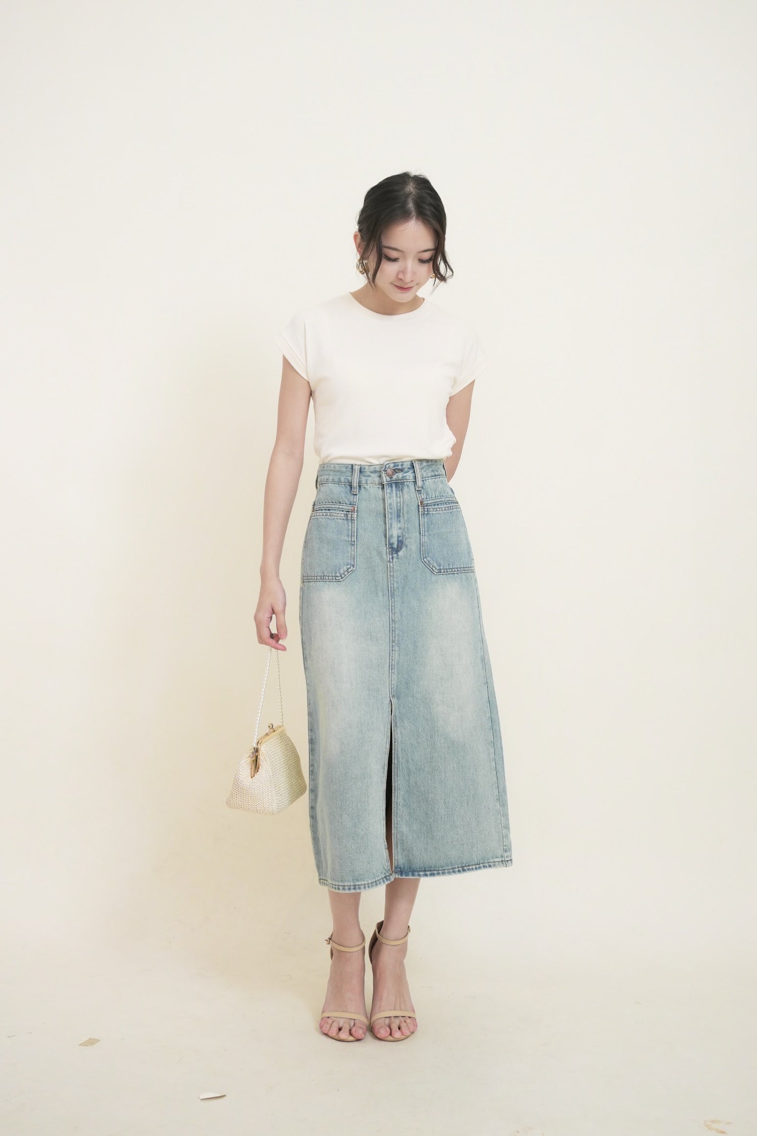 Rowena Denim Skirt