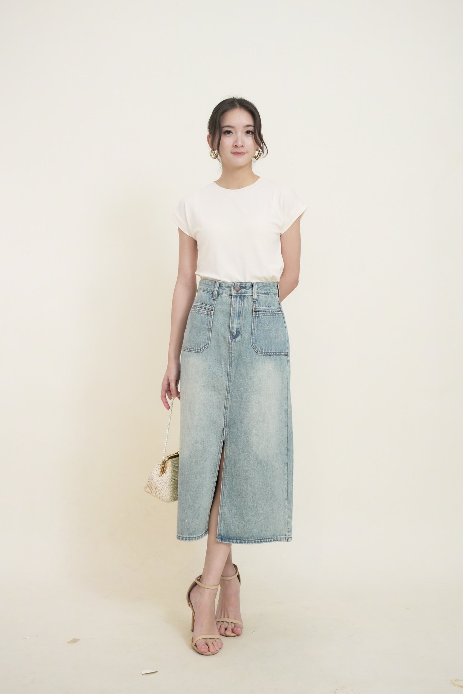 Rowena Denim Skirt