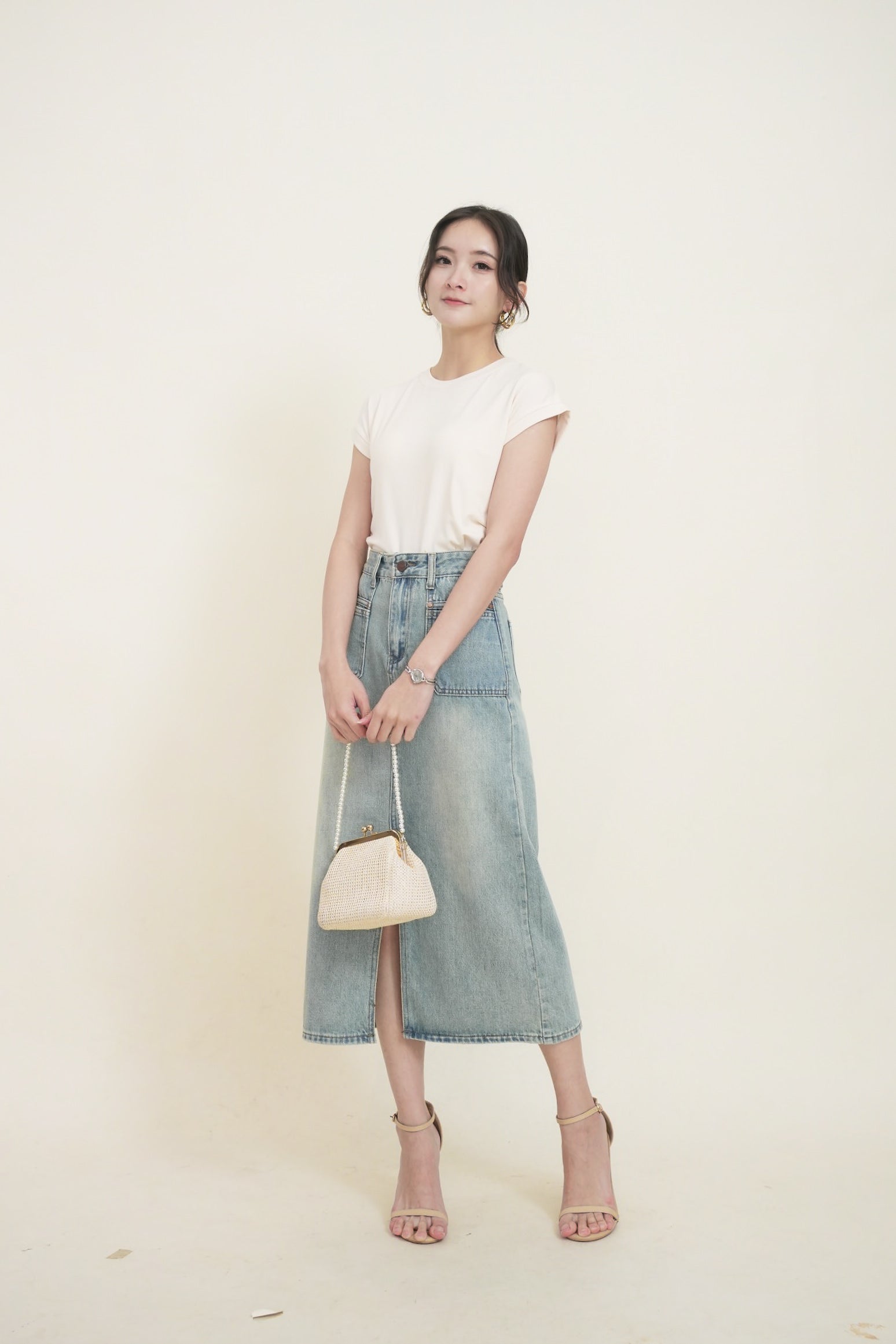 Rowena Denim Skirt