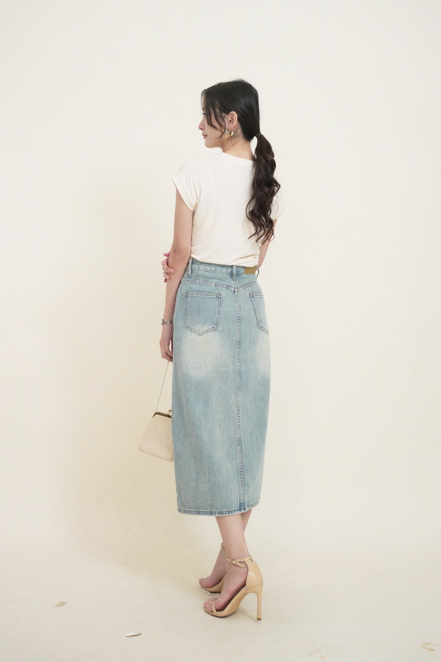 Rowena Denim Skirt