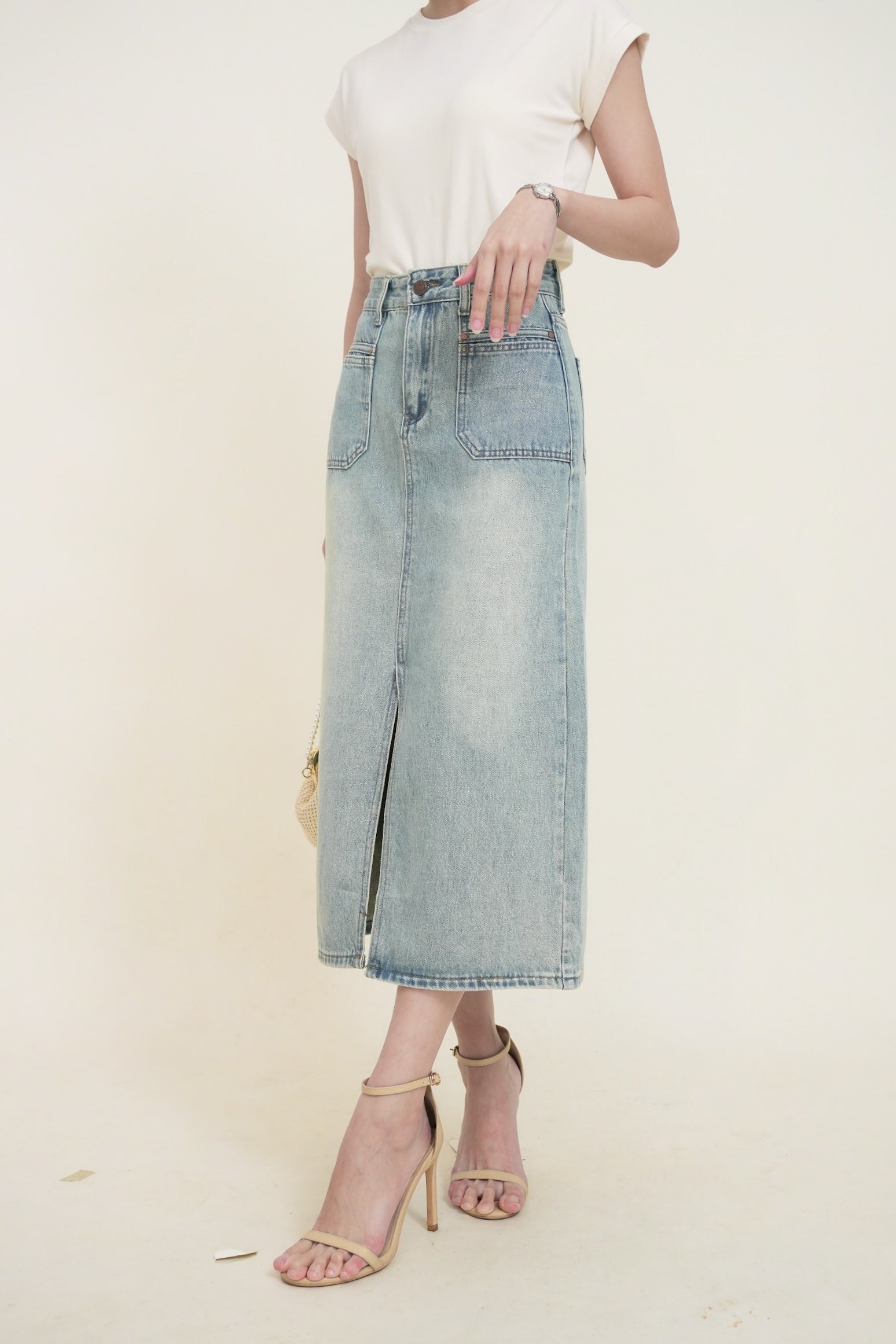 Rowena Denim Skirt