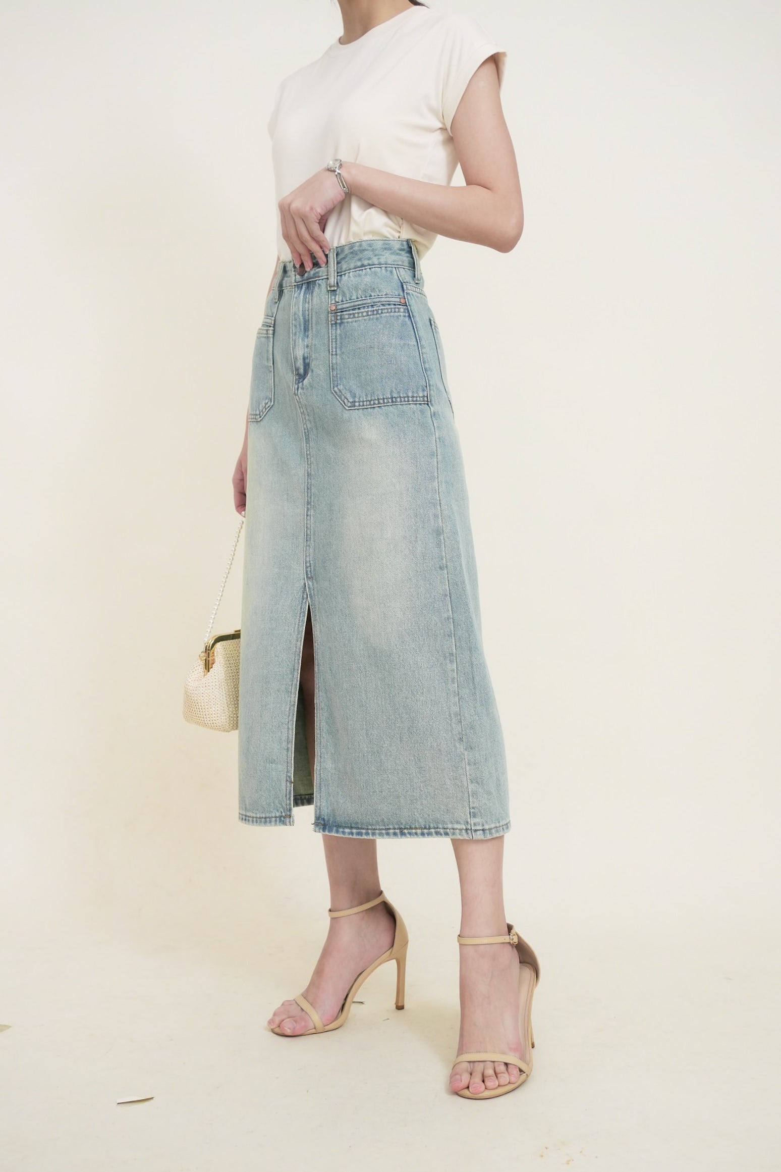 Rowena Denim Skirt