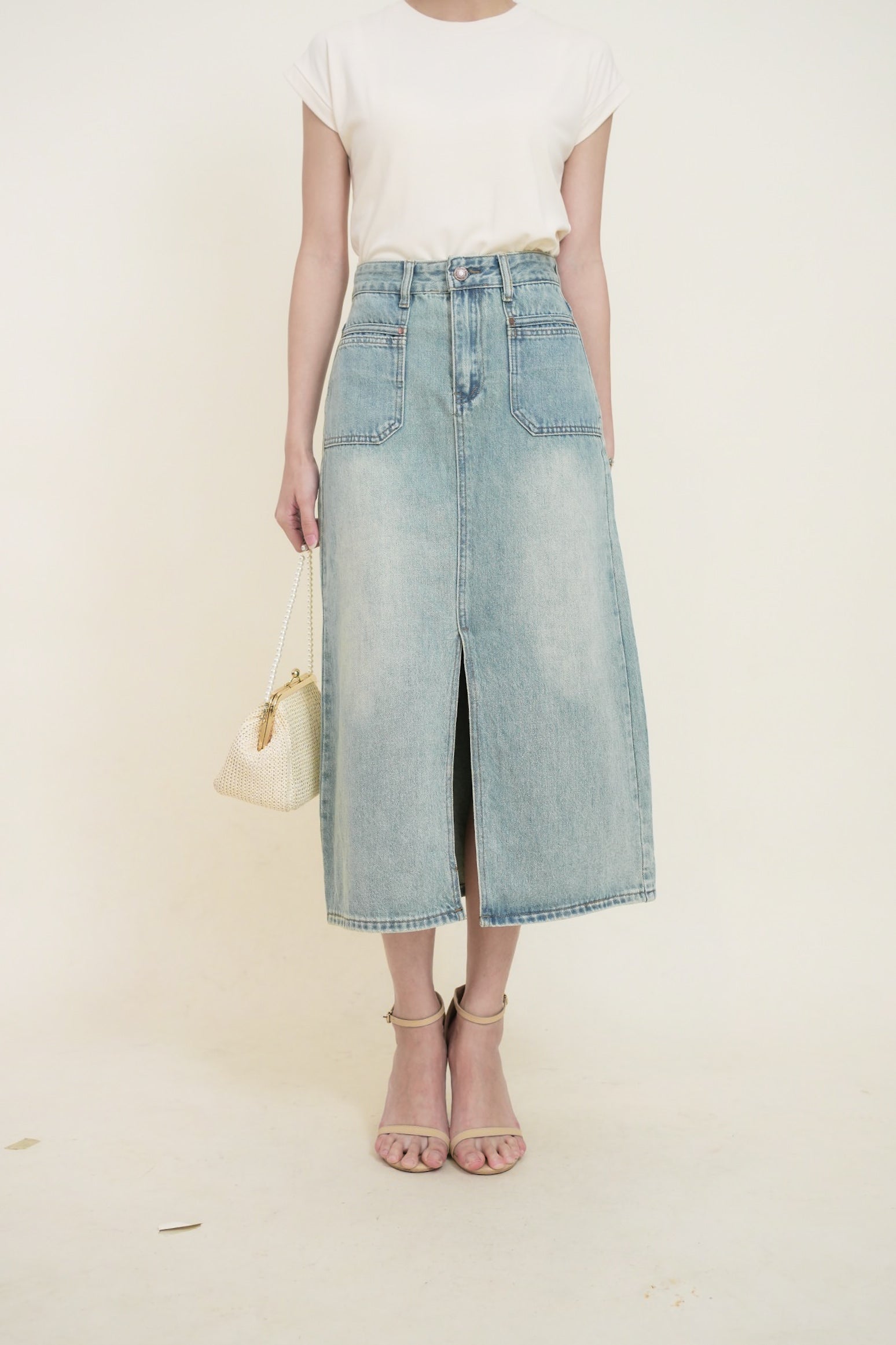 Rowena Denim Skirt