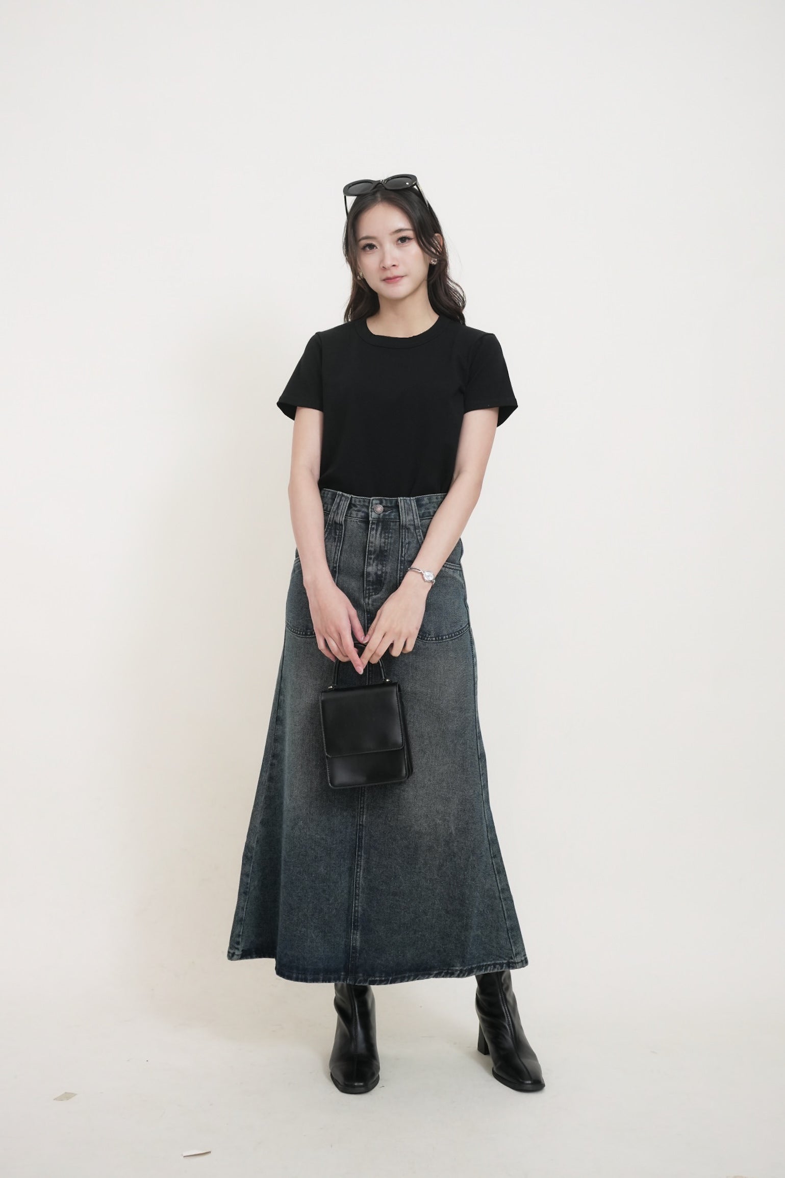 Aelith Denim Skirt