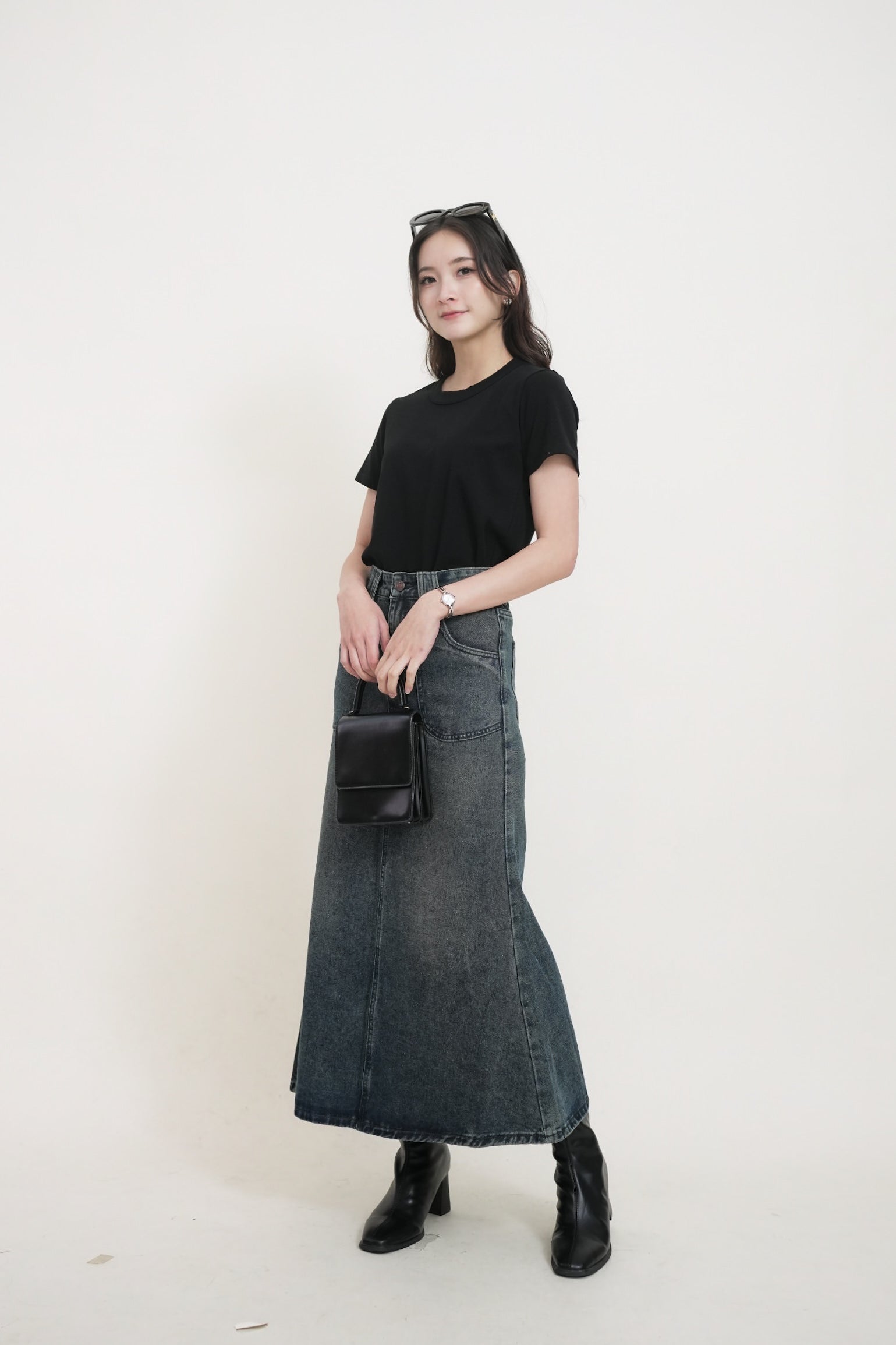 Aelith Denim Skirt