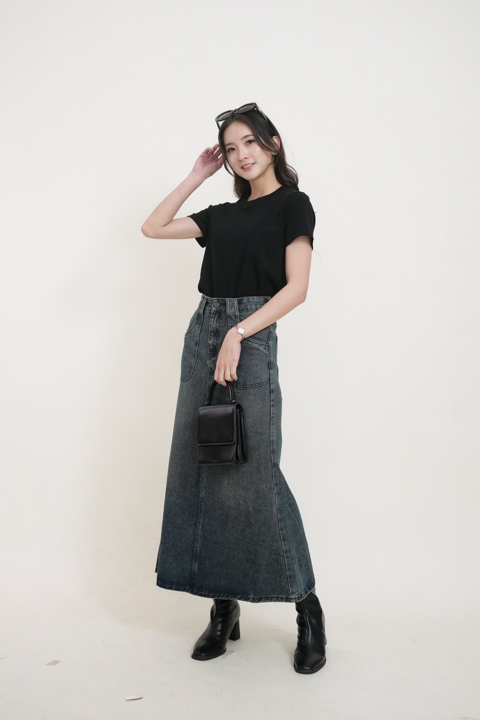 Aelith Denim Skirt