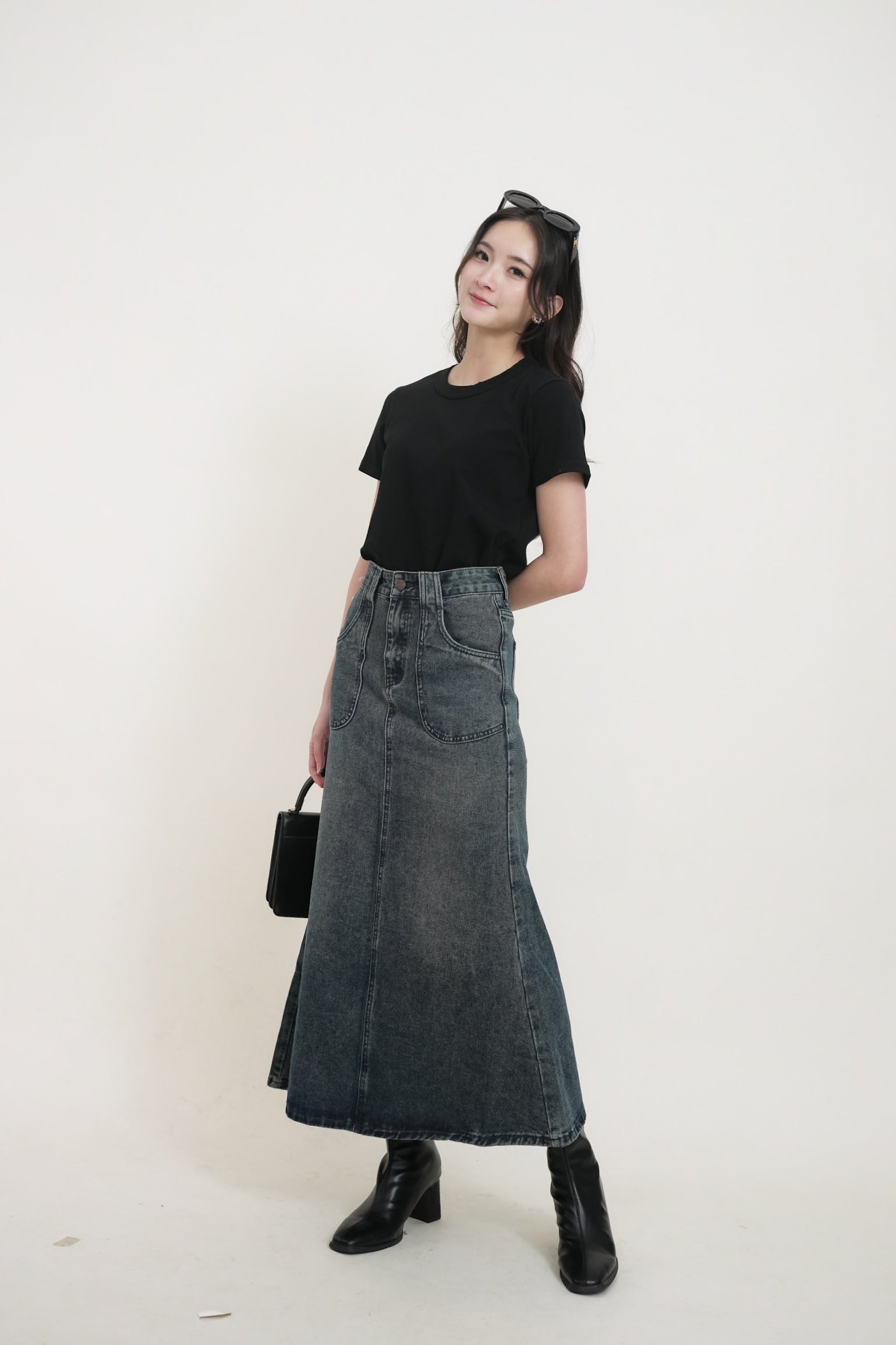 Aelith Denim Skirt