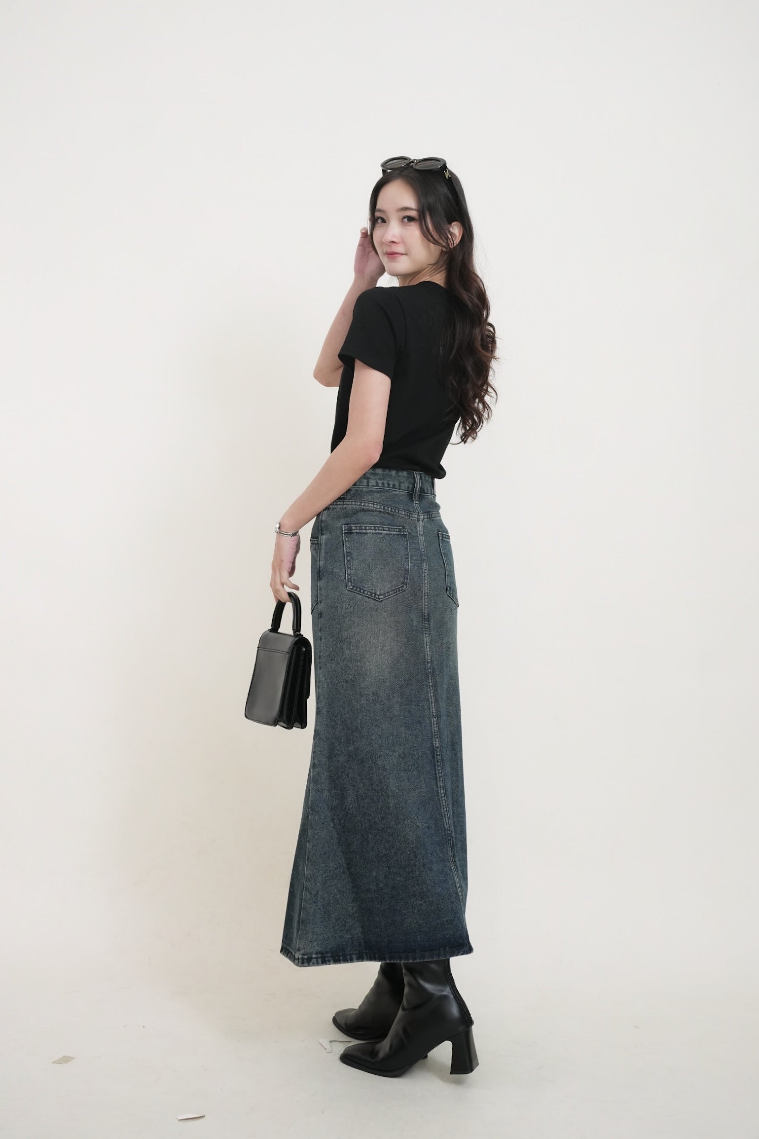 Aelith Denim Skirt