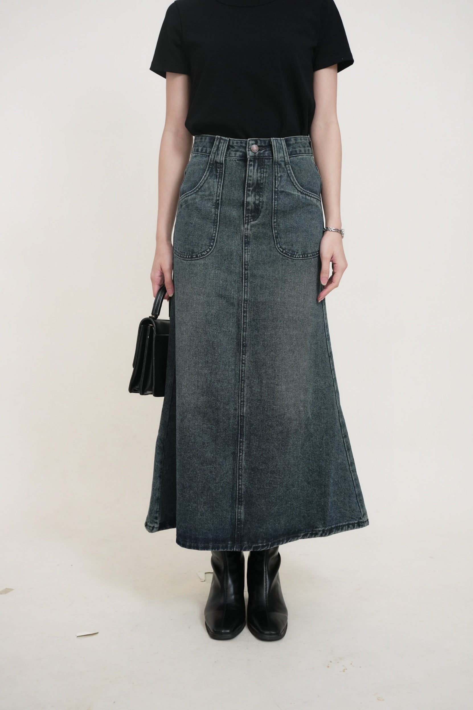 Aelith Denim Skirt