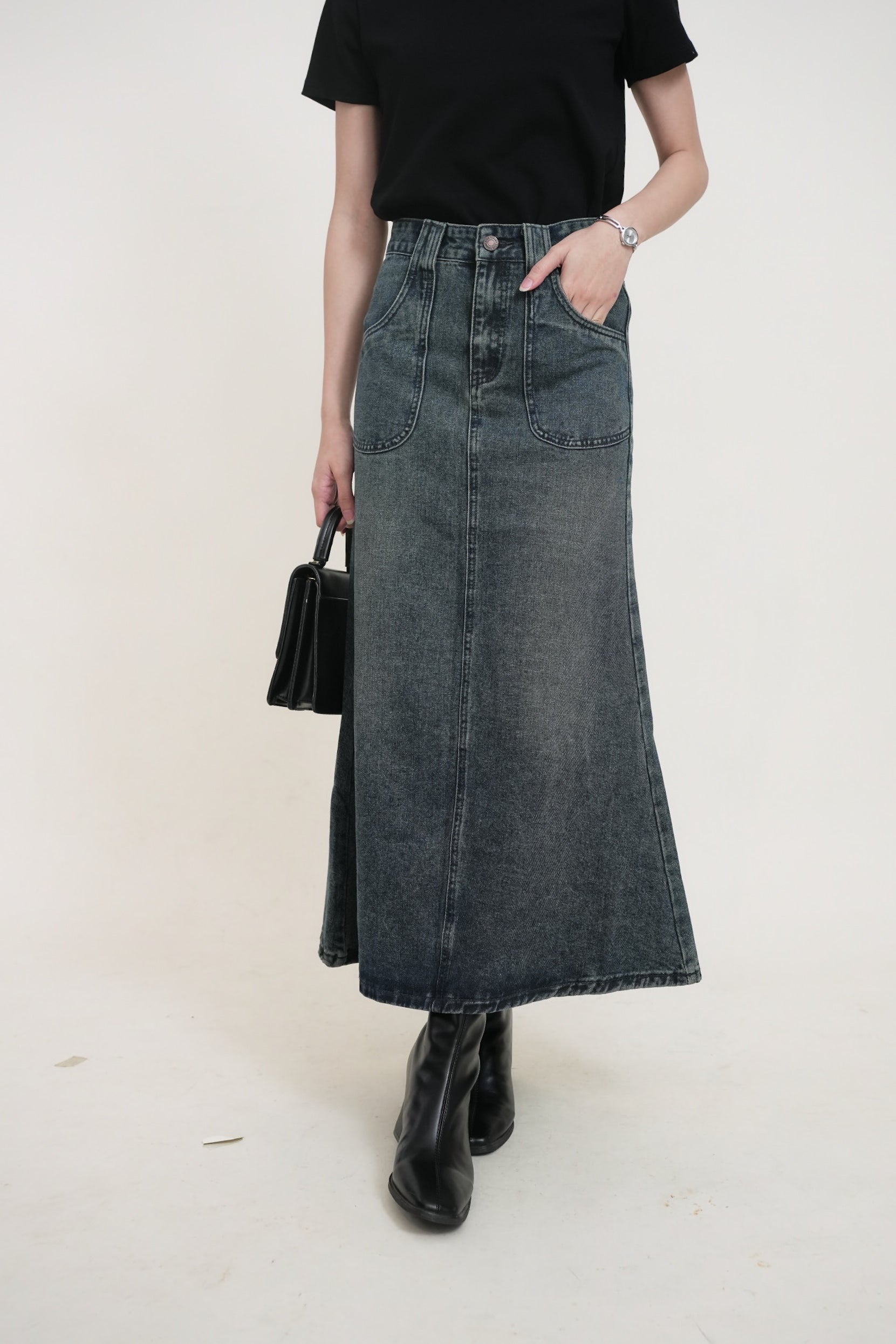 Aelith Denim Skirt