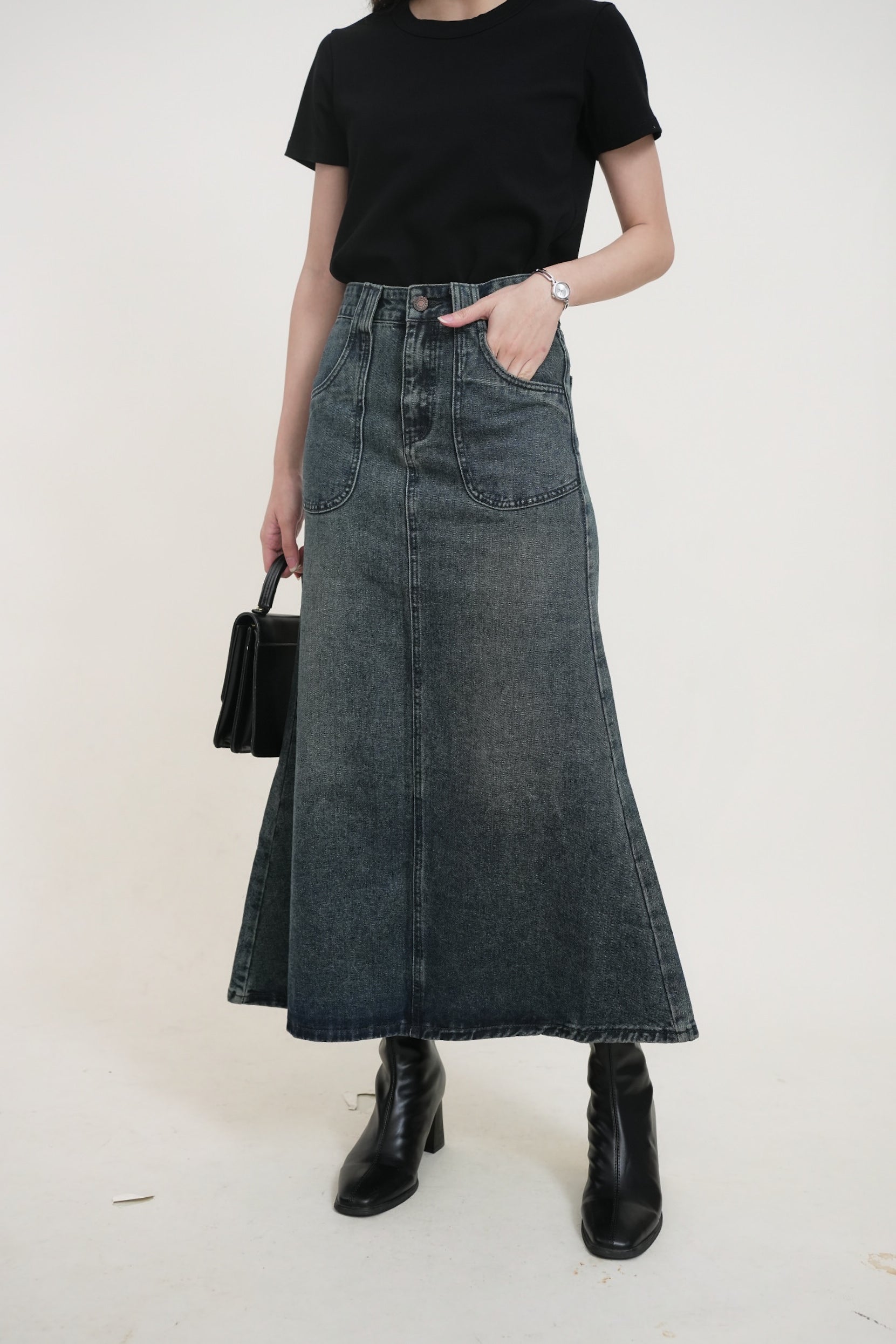 Aelith Denim Skirt