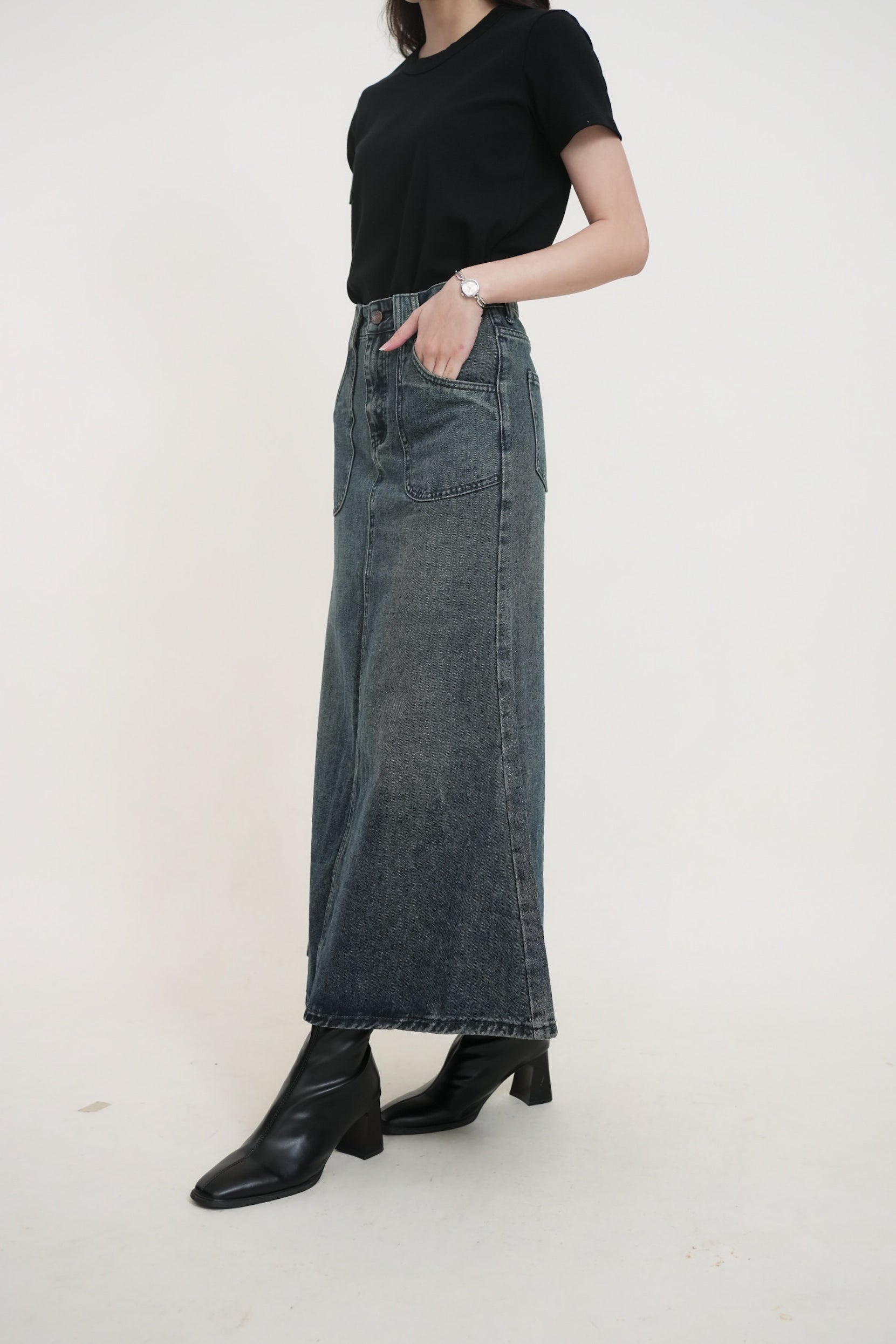 Aelith Denim Skirt