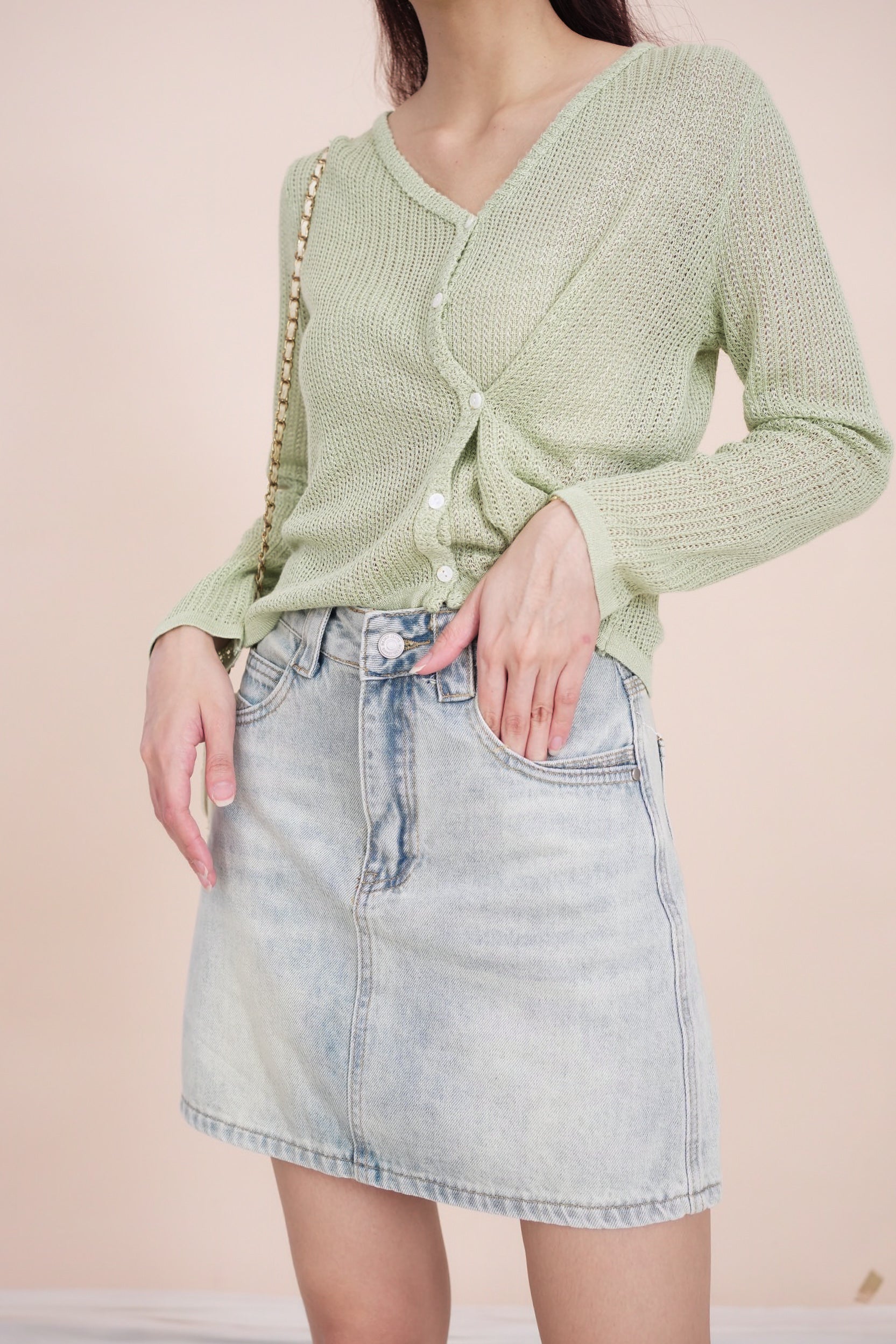 Leslie Denim Skirt