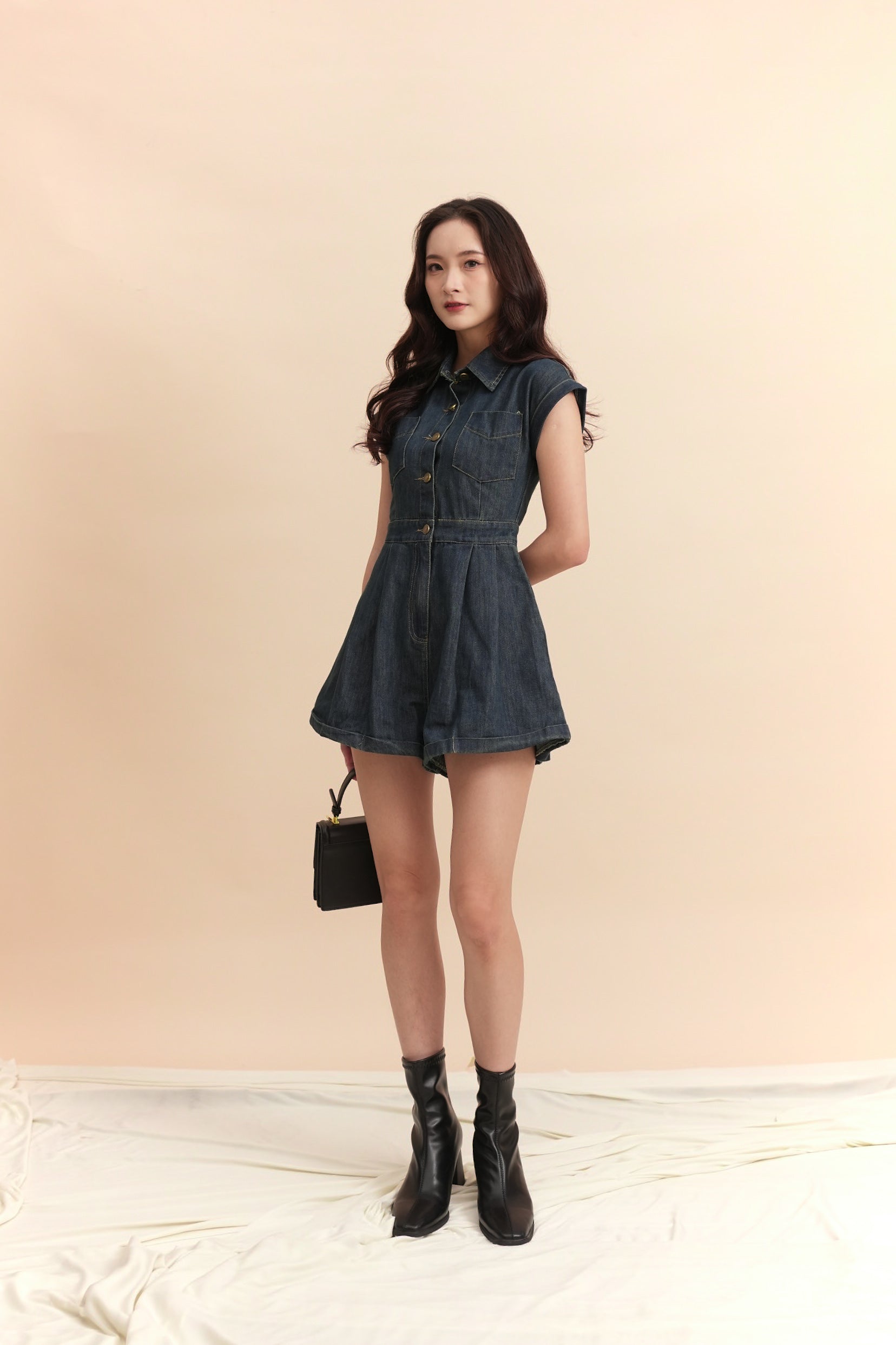 Hendery Denim Romper