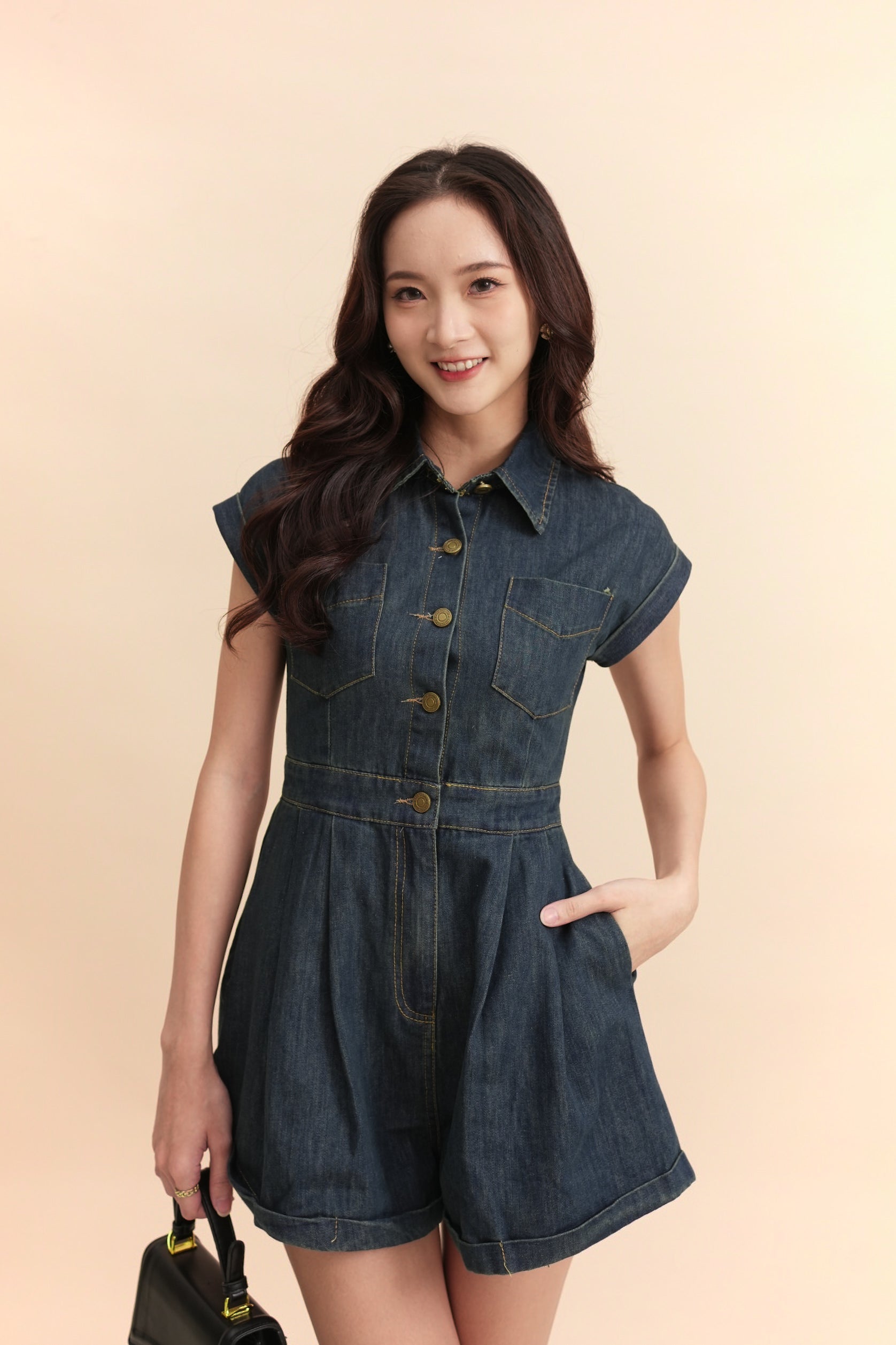 Hendery Denim Romper