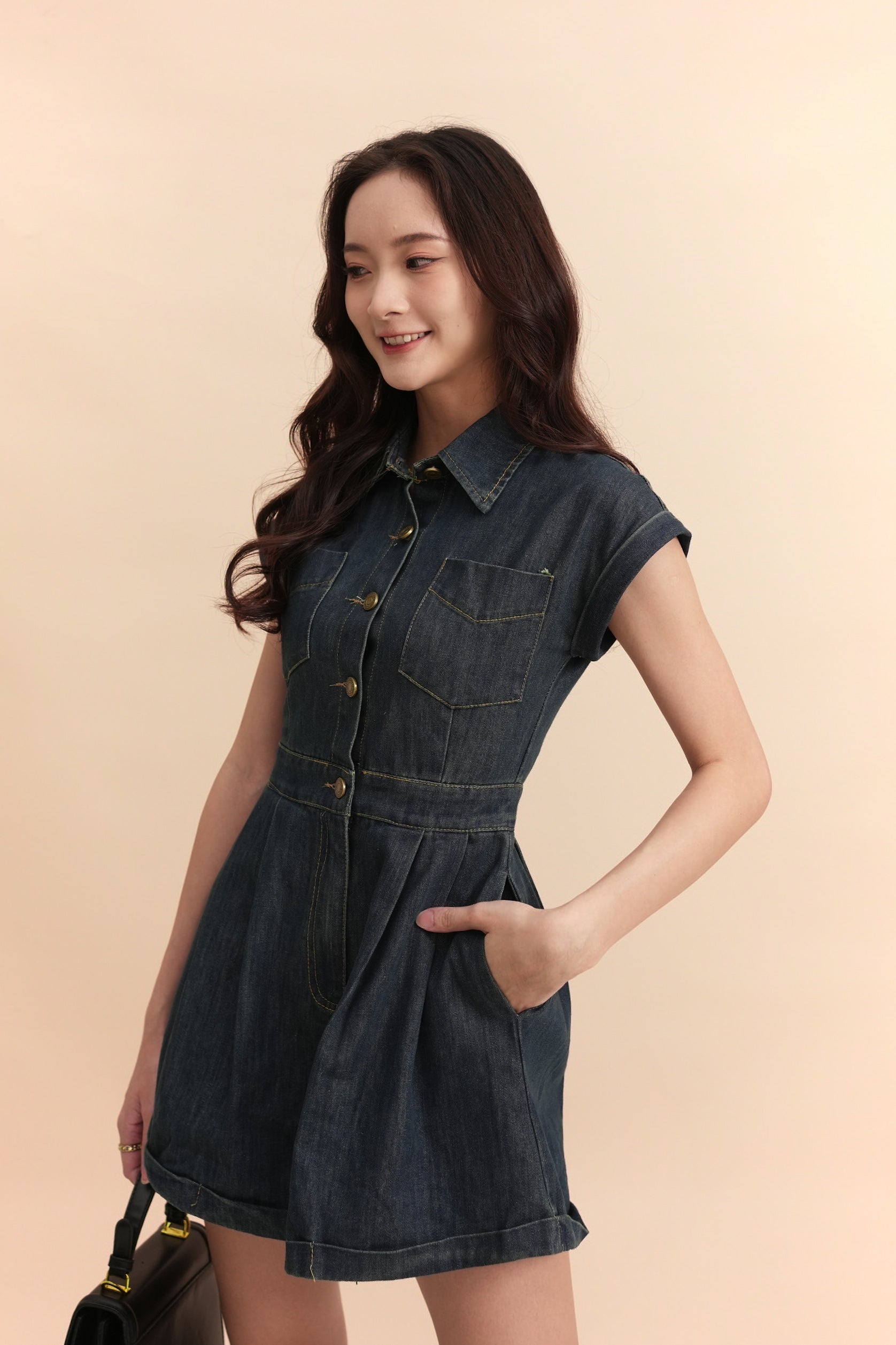 Hendery Denim Romper