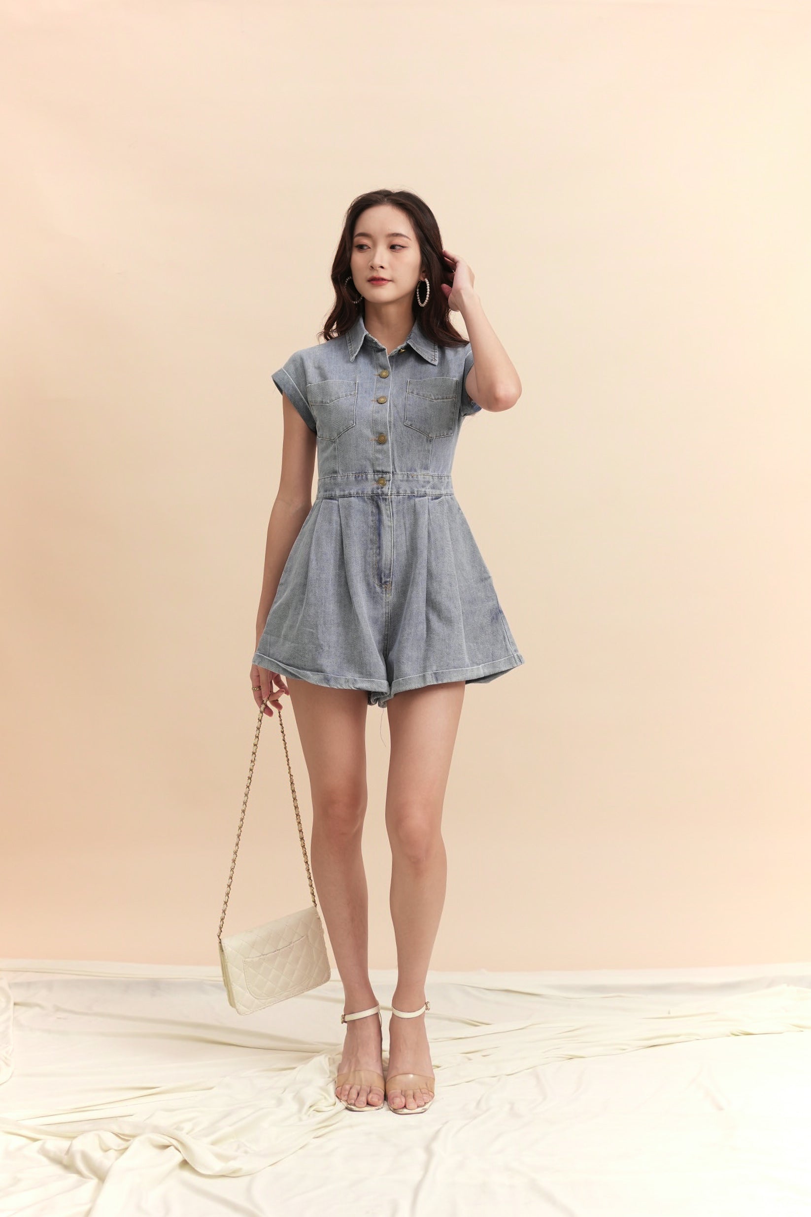 Hendery Denim Romper