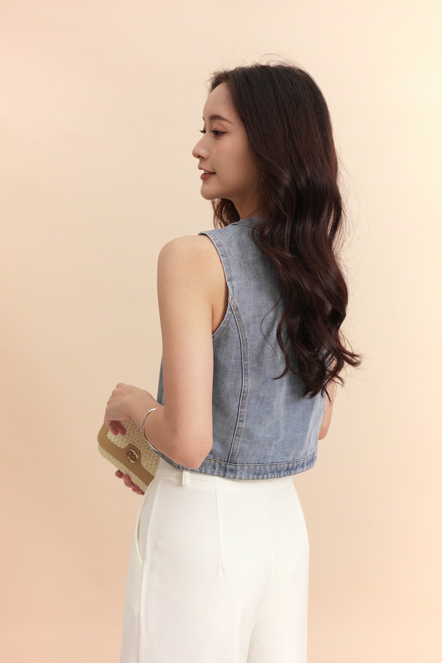 Enho Denim Top