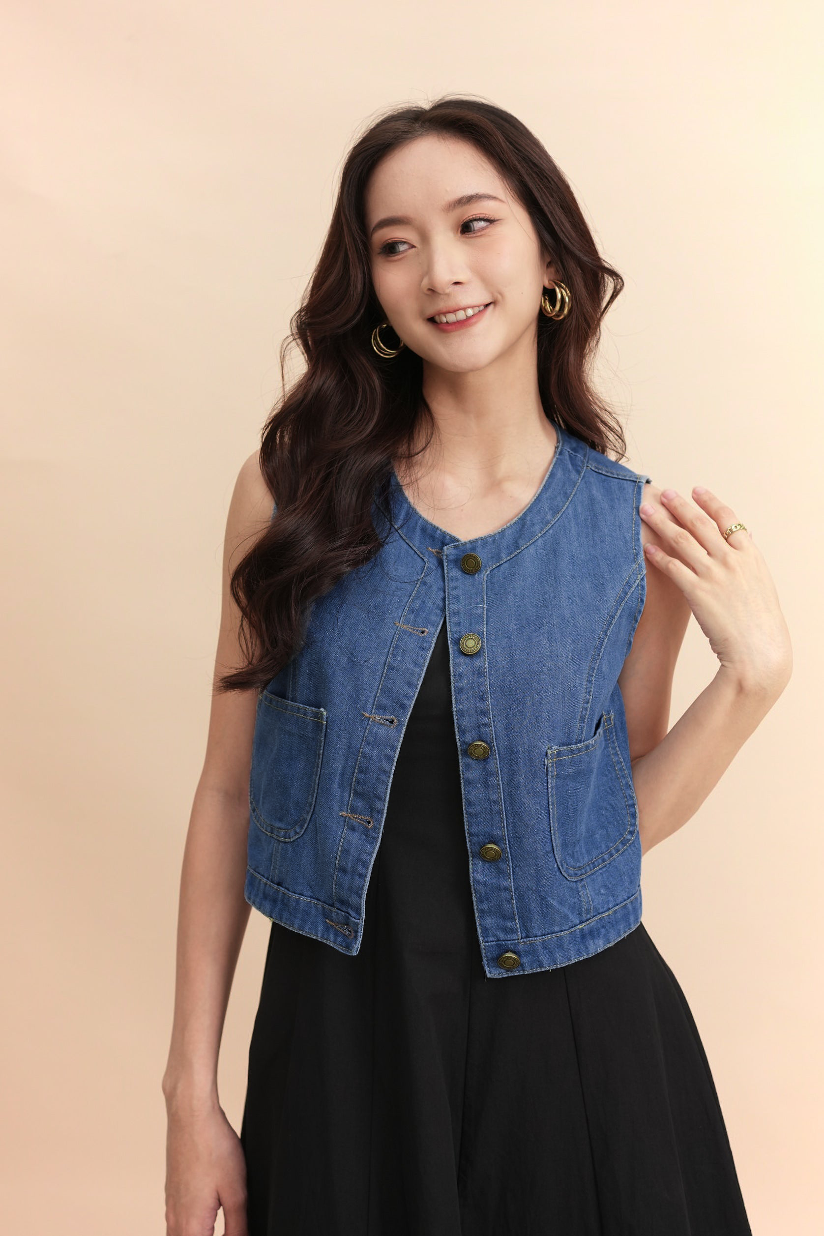 Enho Denim Top