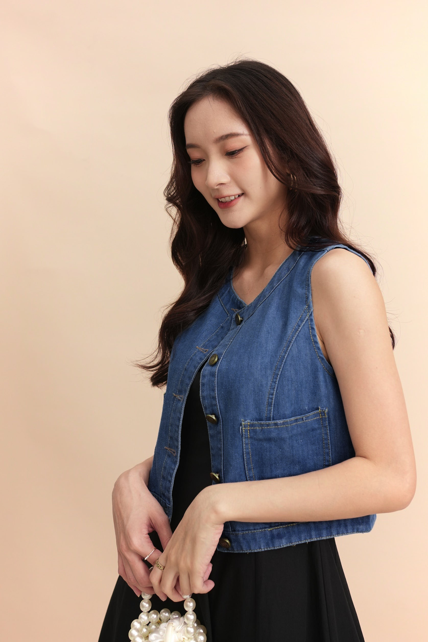 Enho Denim Top