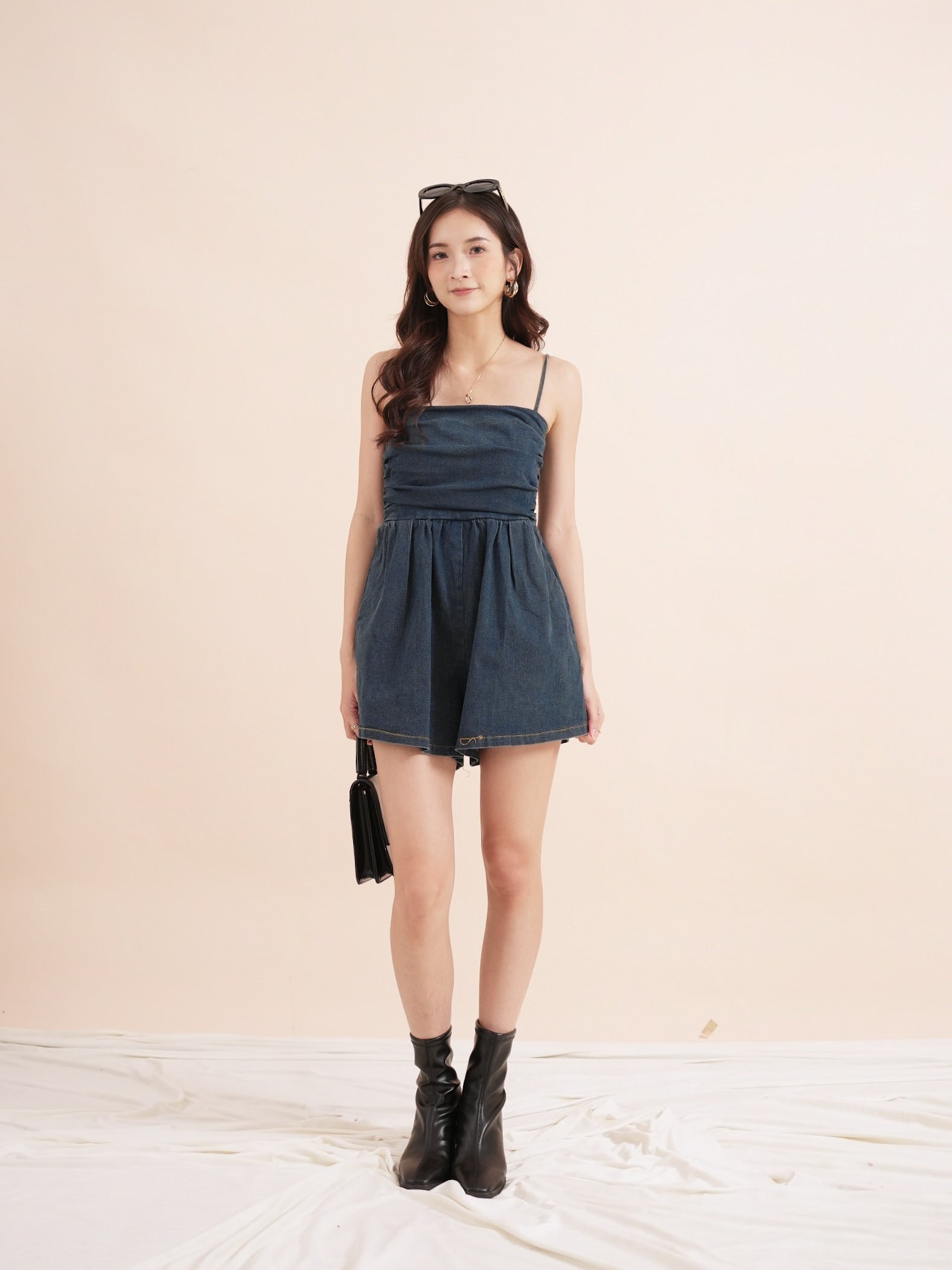 Ruby Denim Romper