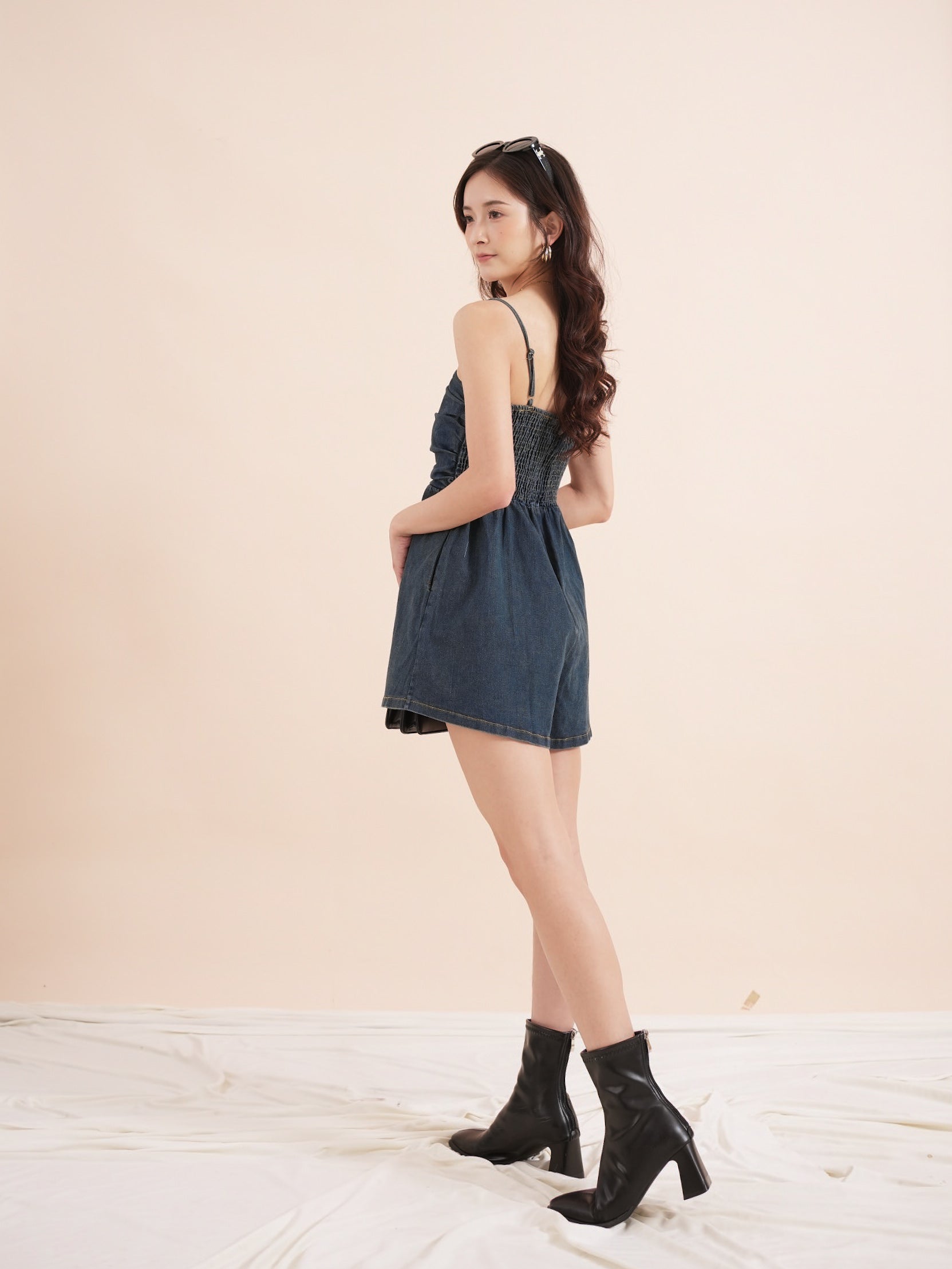 Ruby Denim Romper