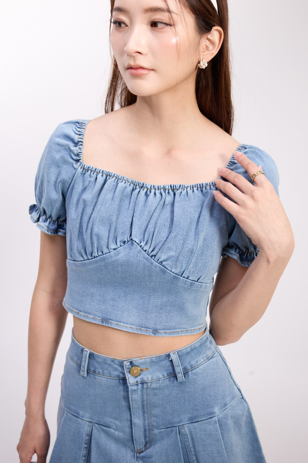 Taeri Denim Top