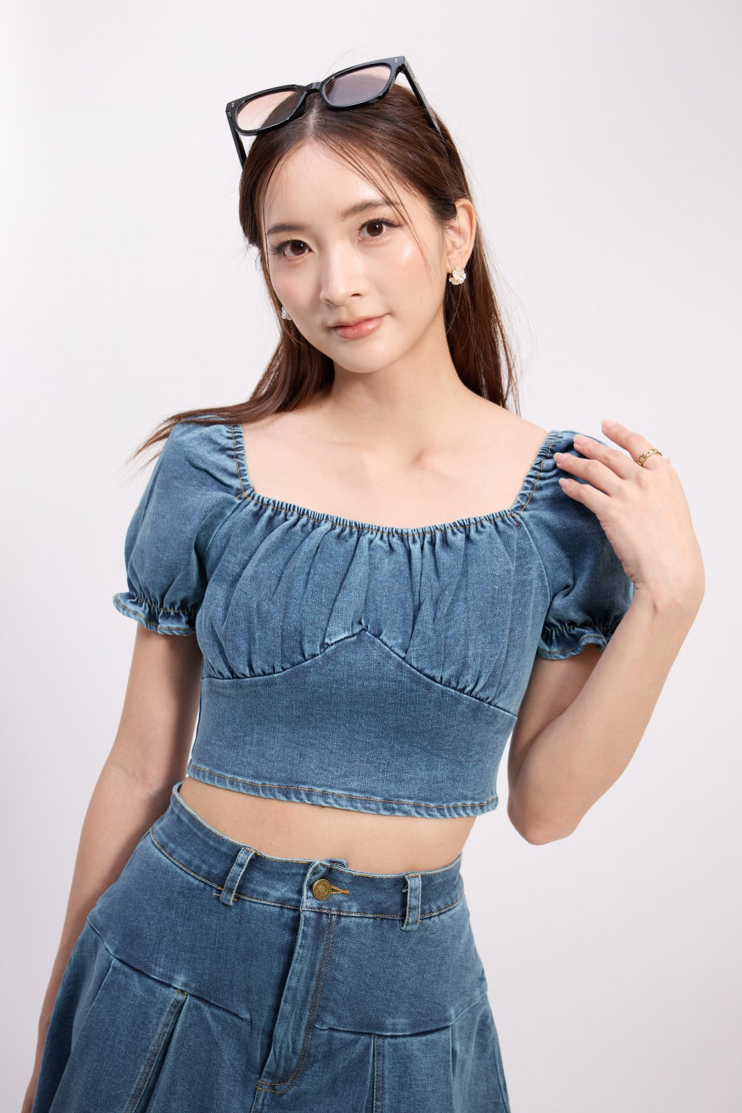 Taeri Denim Top