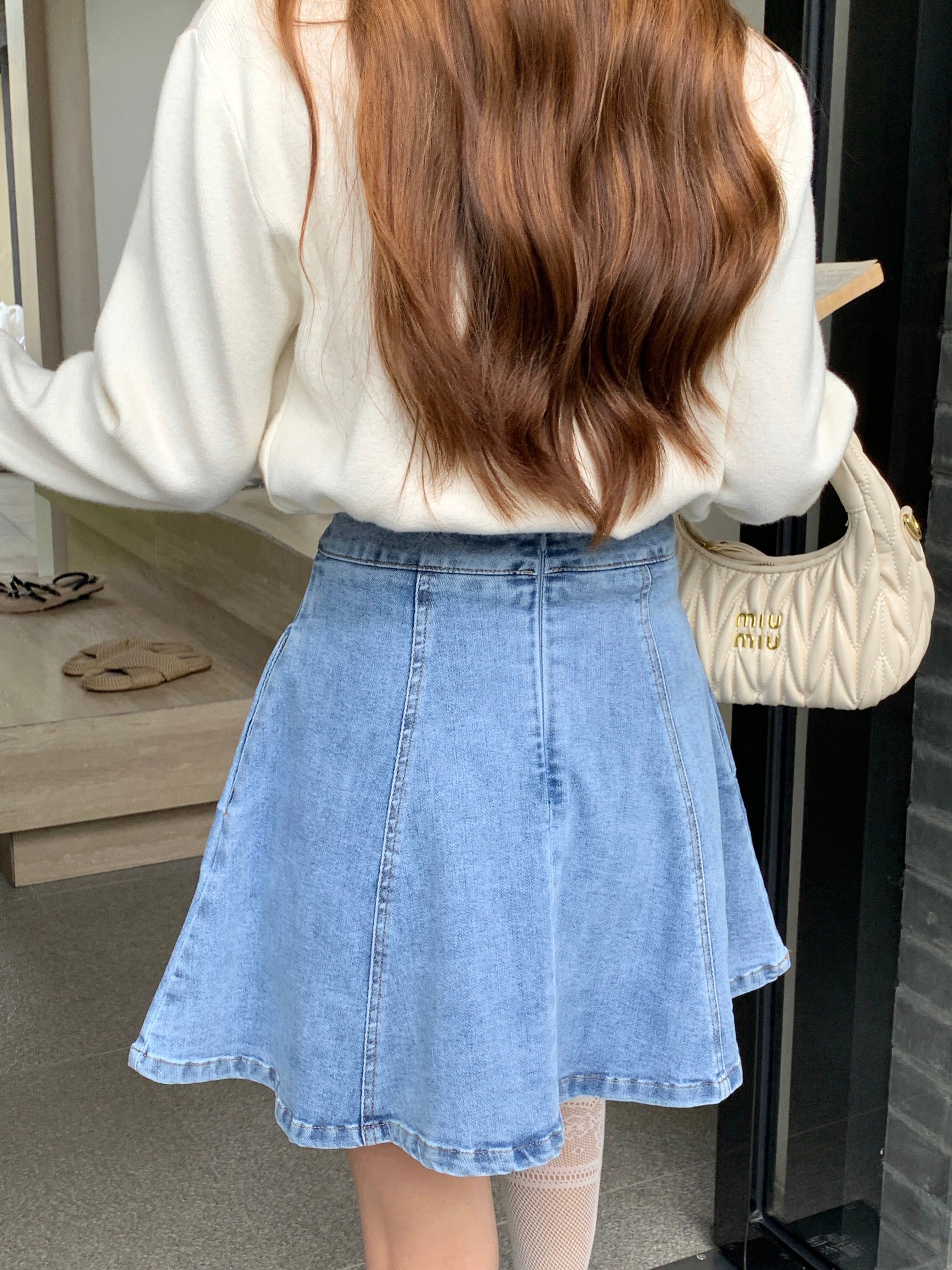 Nahida Denim Skirt (Defect)