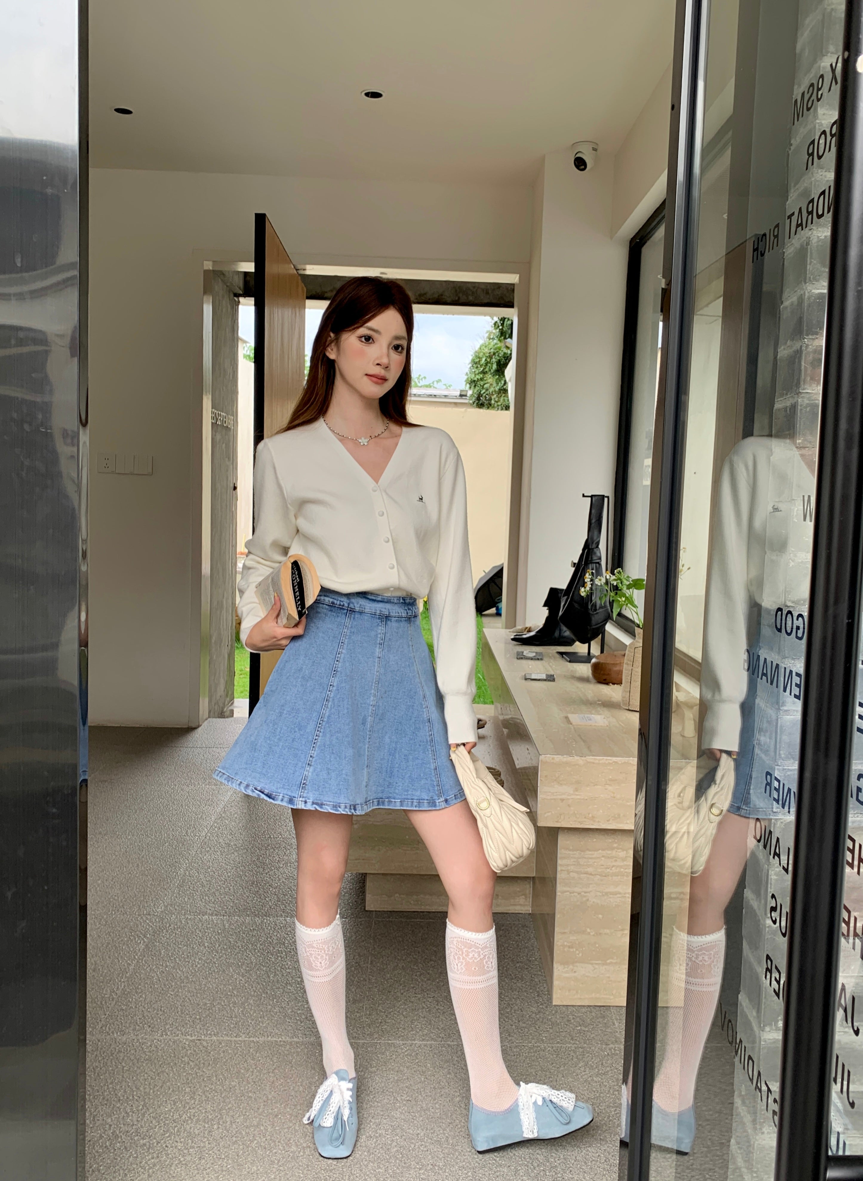 Nahida Denim Skirt (Defect)